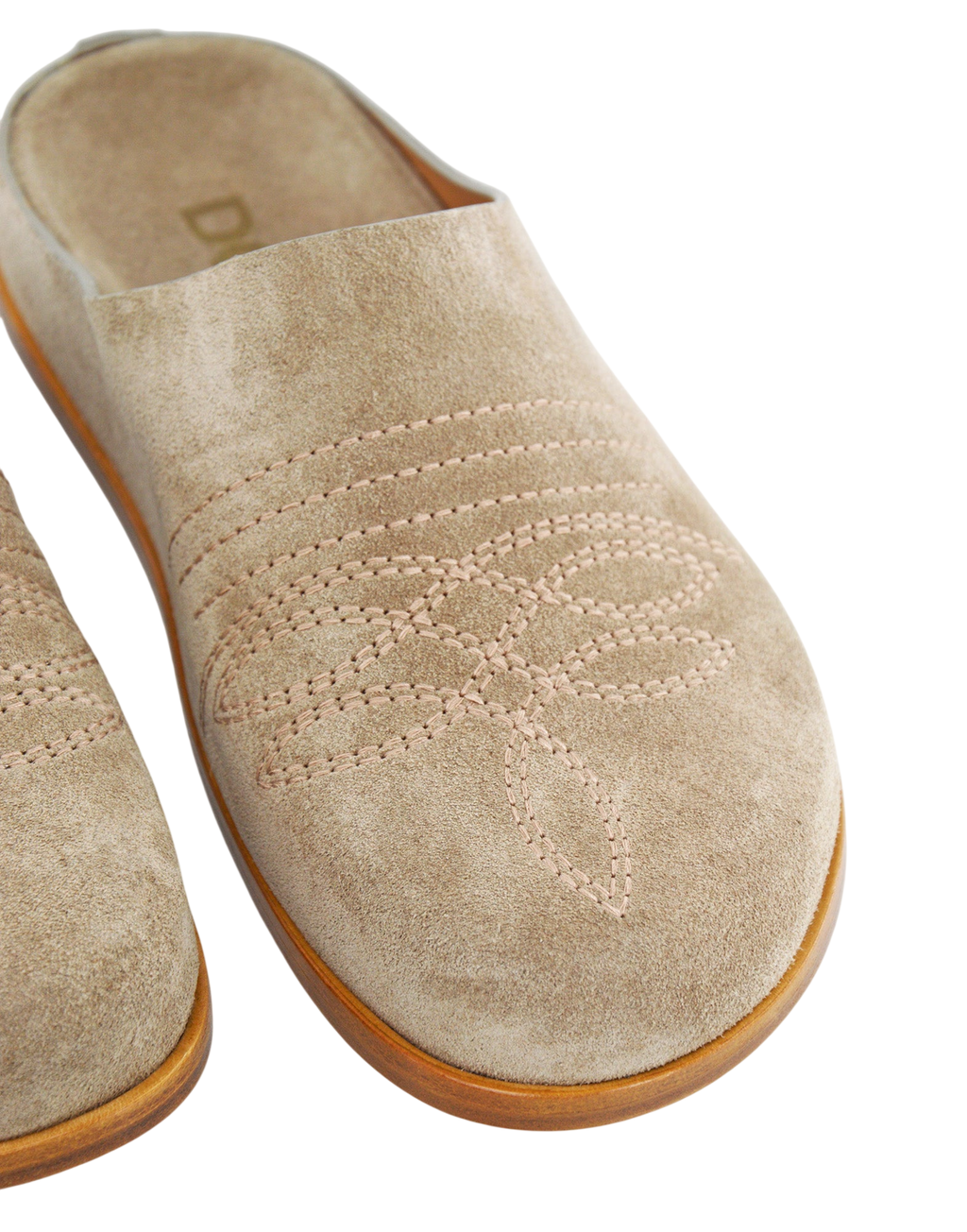 Sabot Fondo Cuoio in Crosta Taupe