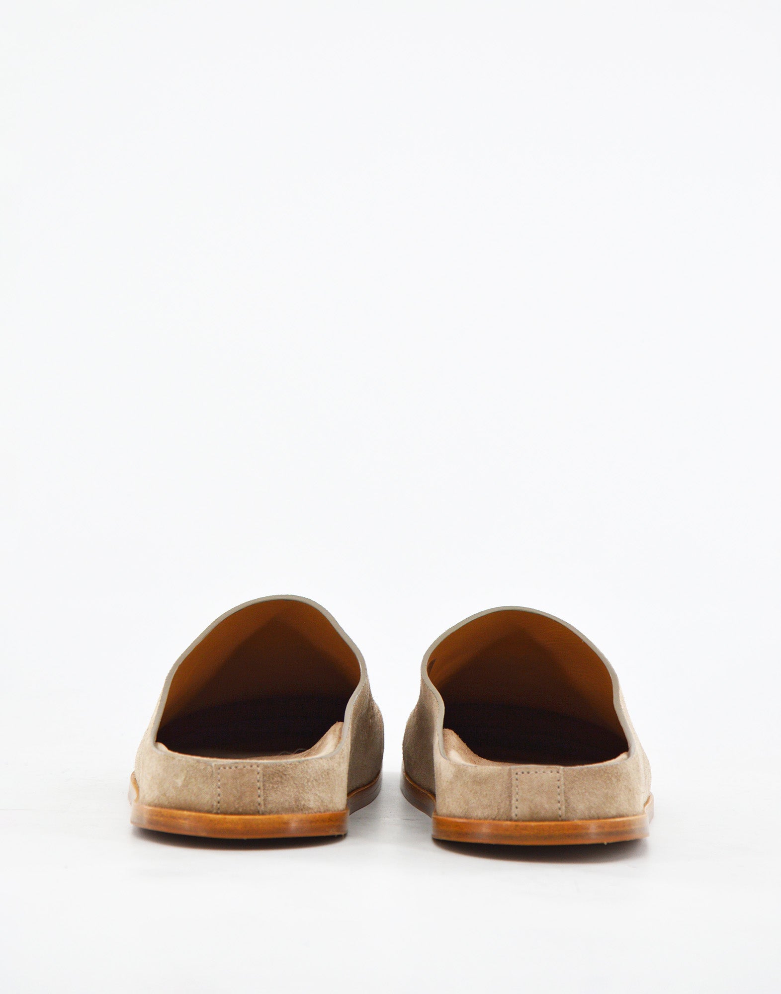 Sabot Fondo Cuoio in Crosta Taupe