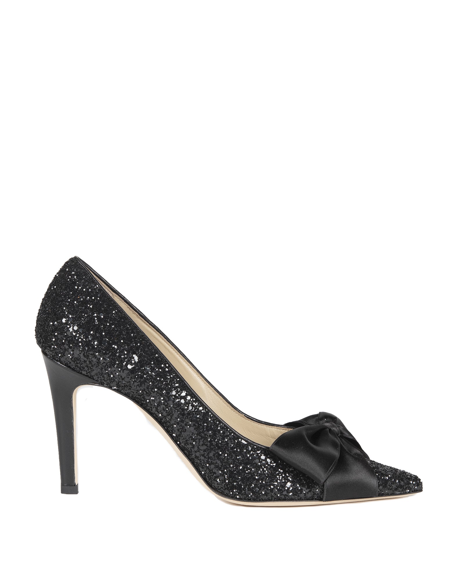 Décolleté Glitter con Fiocco
