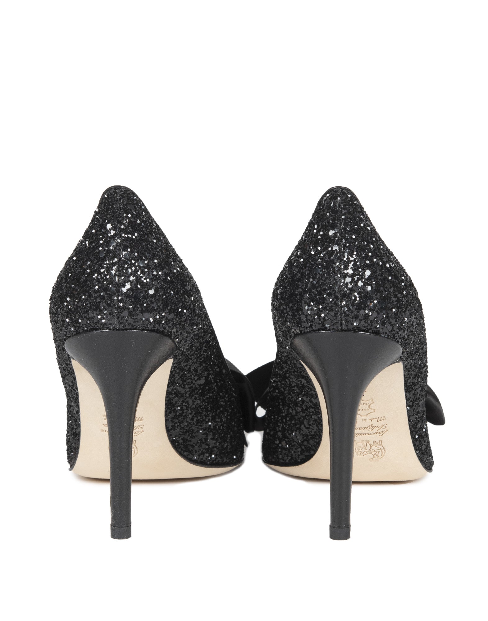 Décolleté Glitter con Fiocco