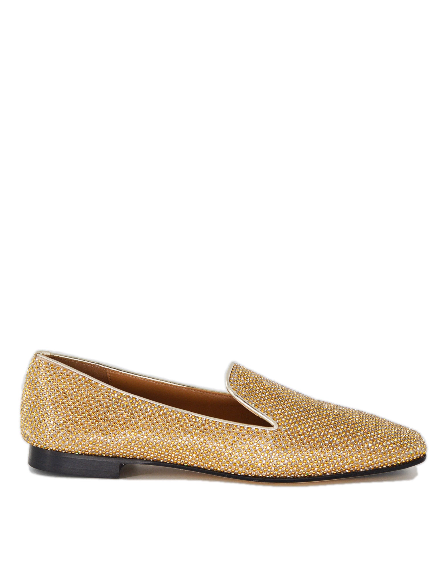 Mocassini in Pelle Diamond Oro