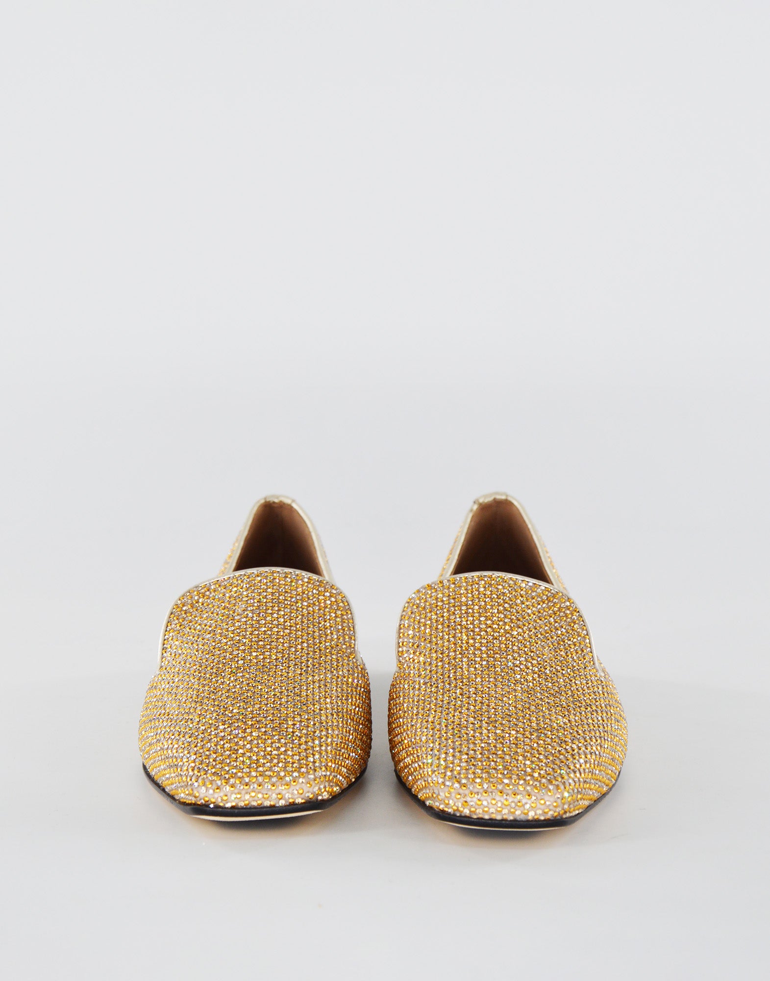 Mocassini in Pelle Diamond Oro