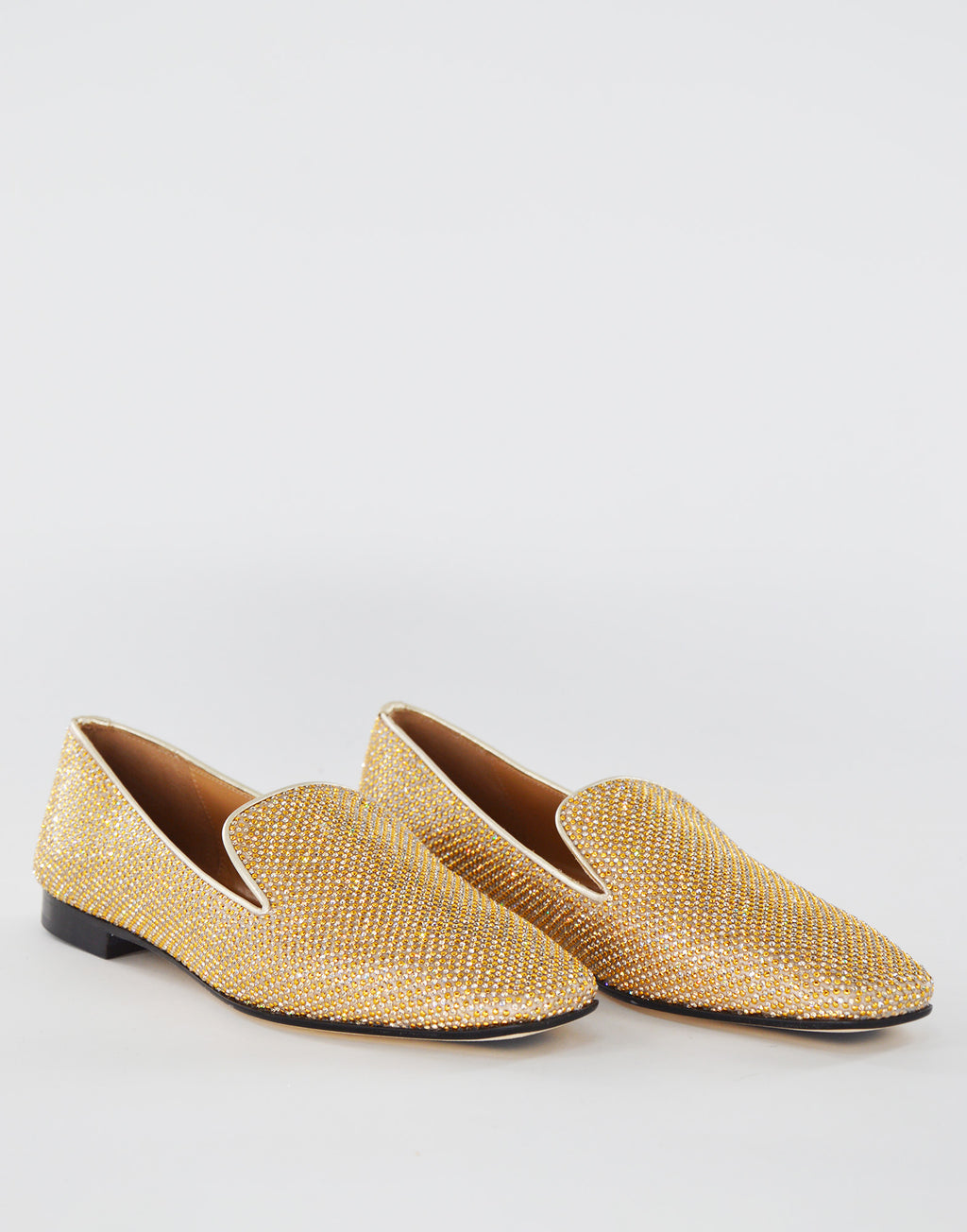 Mocassini in Pelle Diamond Oro