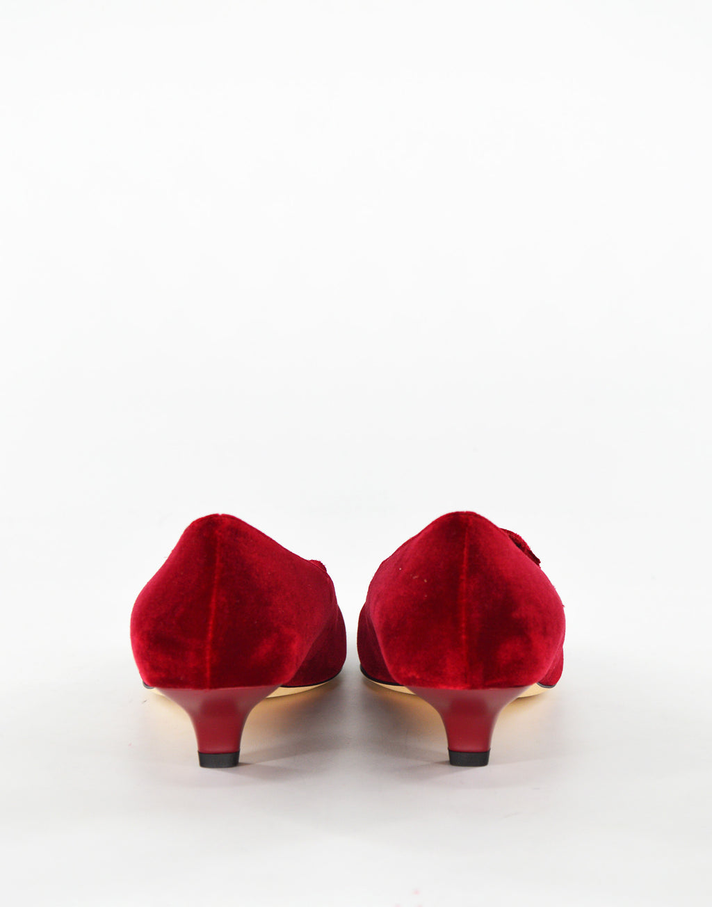 Décolleté in Velluto con Lacci Bordeaux