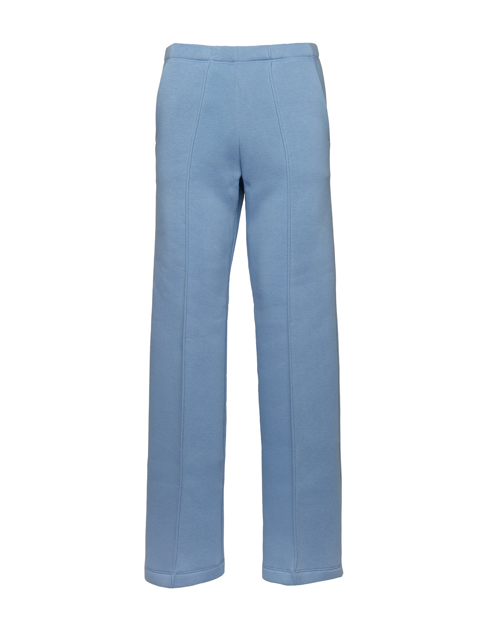 Pantaloni Lunghi in Felpa Soft Azzurri