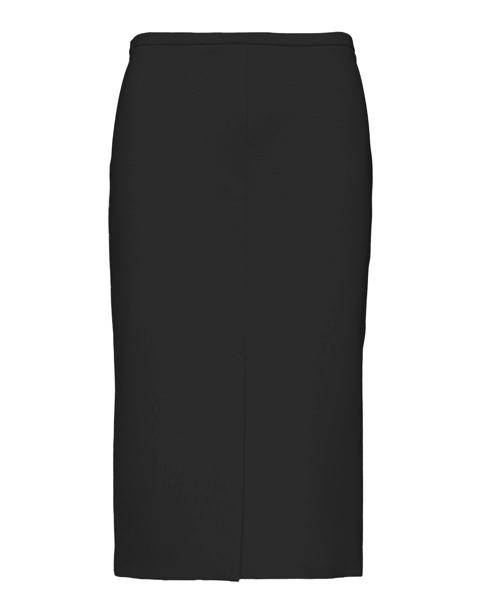 Gonna Midi a Tubino in Punto Milano Nero