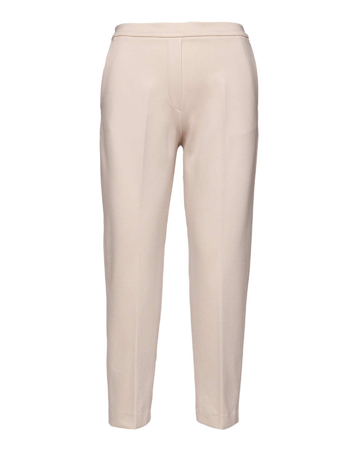 Pantalon long en Punto Milano avec élastique, couleur mastic