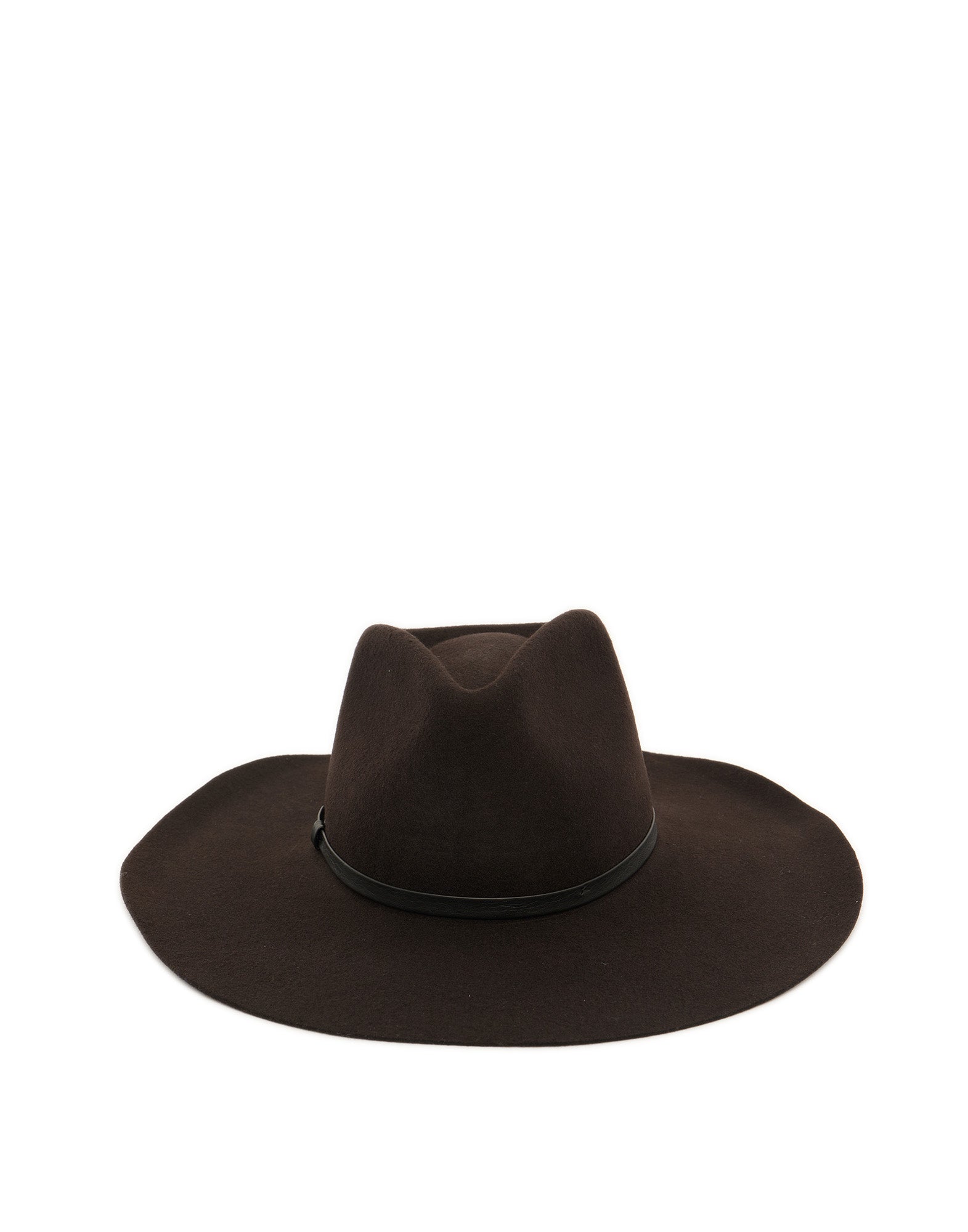 Cappello a Tesa Larga in Feltro Ciocco
