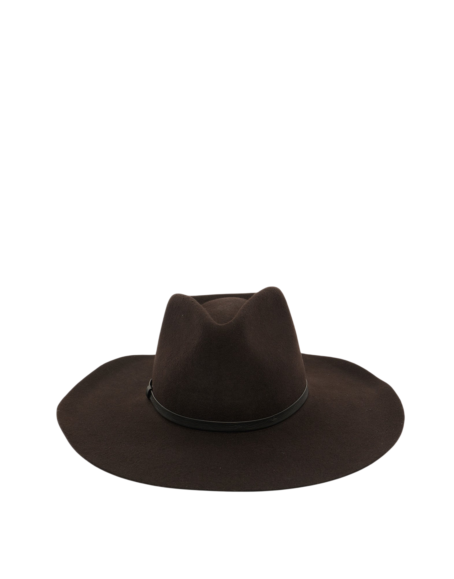 Cappello a Tesa Larga in Feltro Ciocco