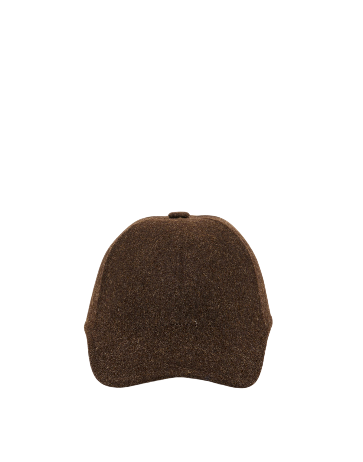 Wool Hat with Chocolate Visor