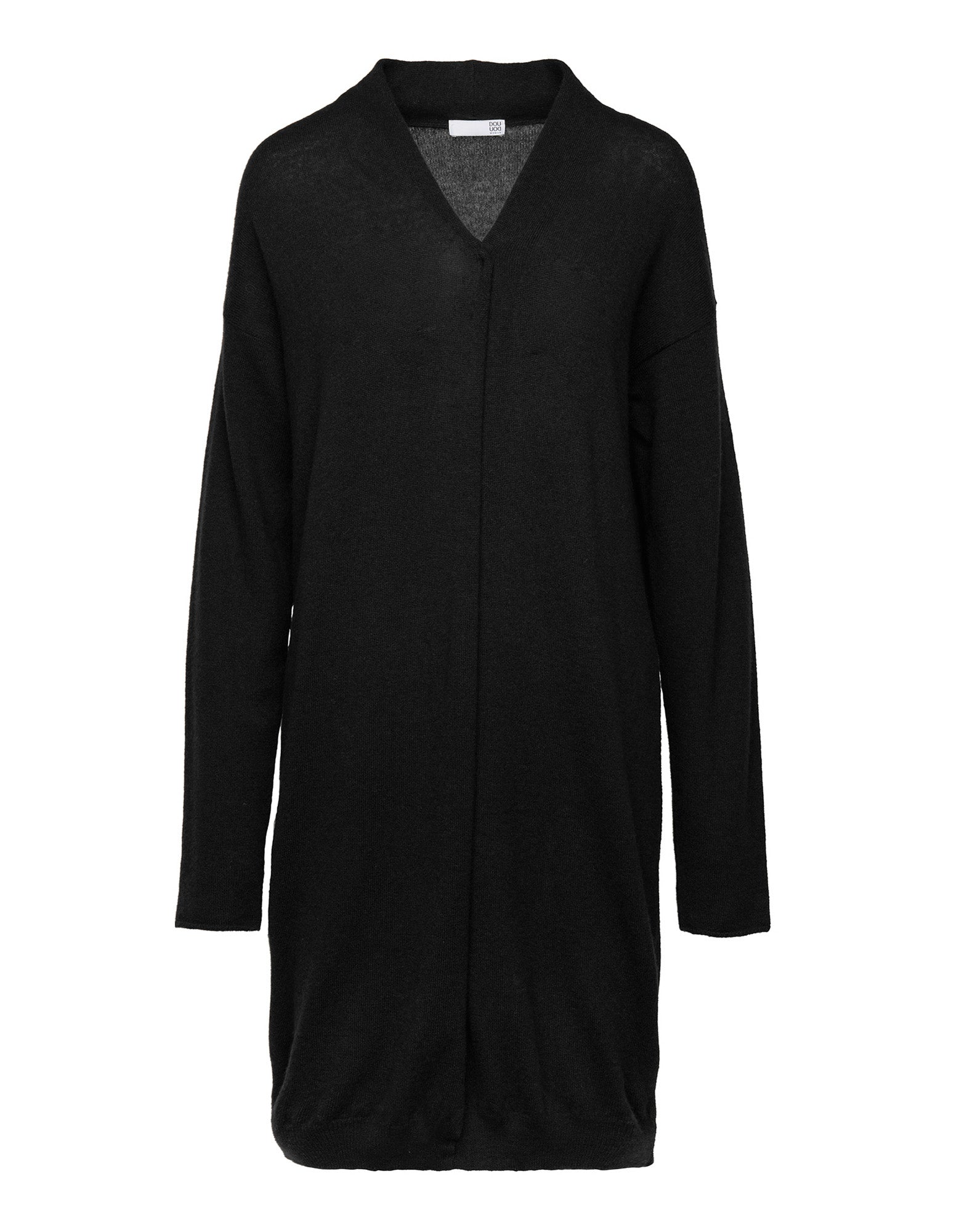 Cardigan Lungo in Lana Extrafine/Cashmere Nero