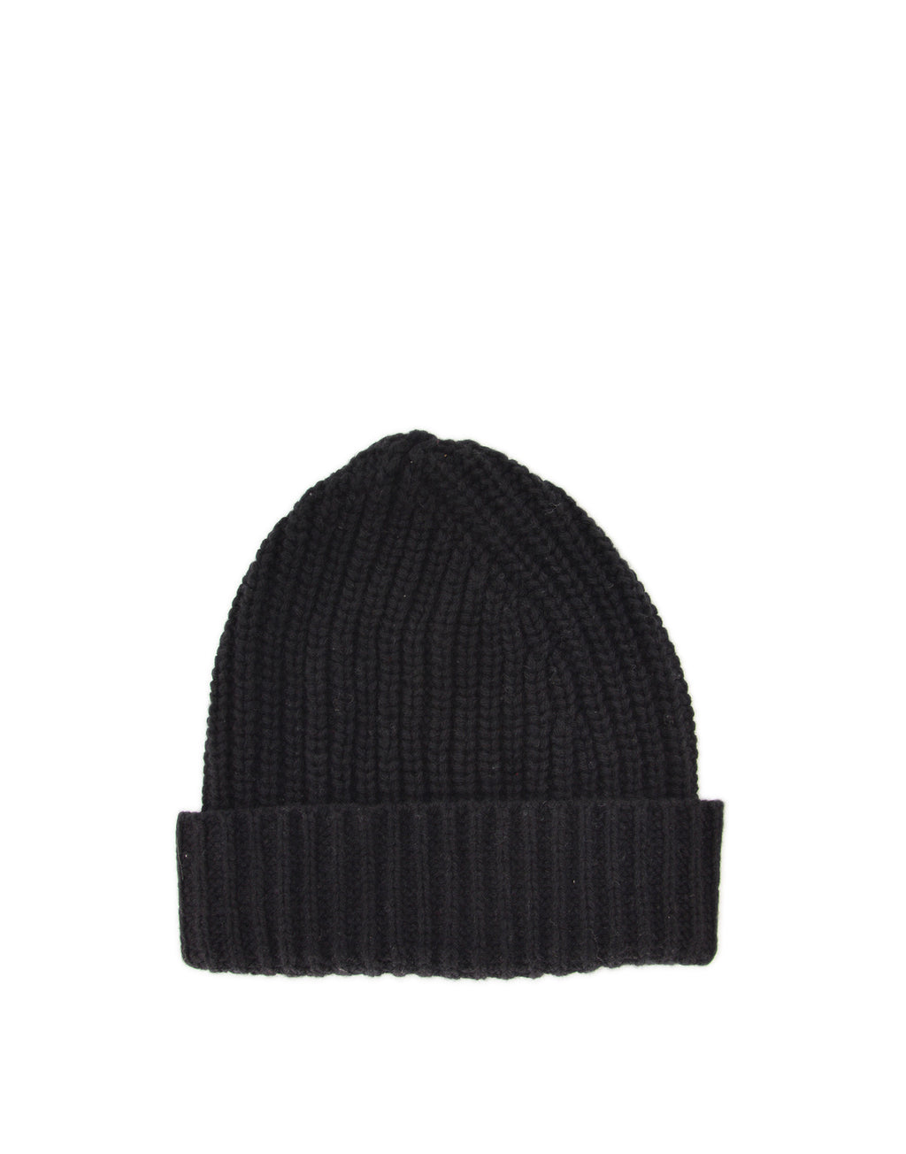 Berretto Over in Lana Cashmere Nero