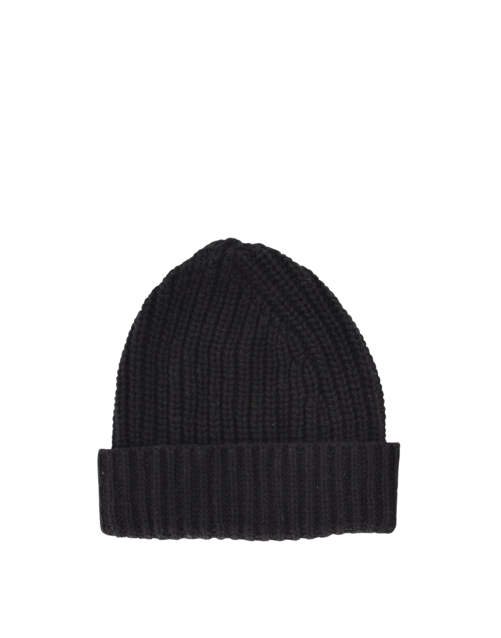 Berretto Over in Lana Cashmere Nero