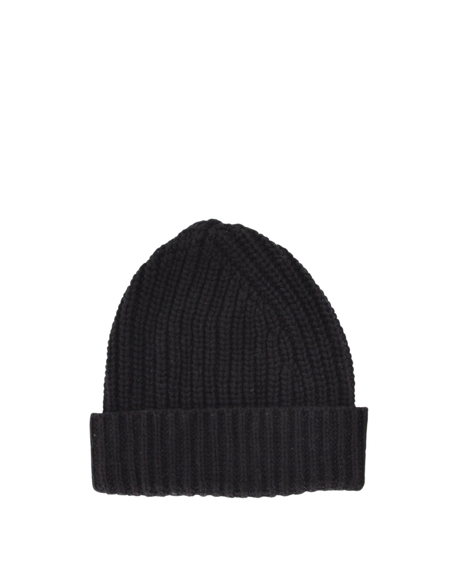 Berretto Over in Lana Cashmere Nero