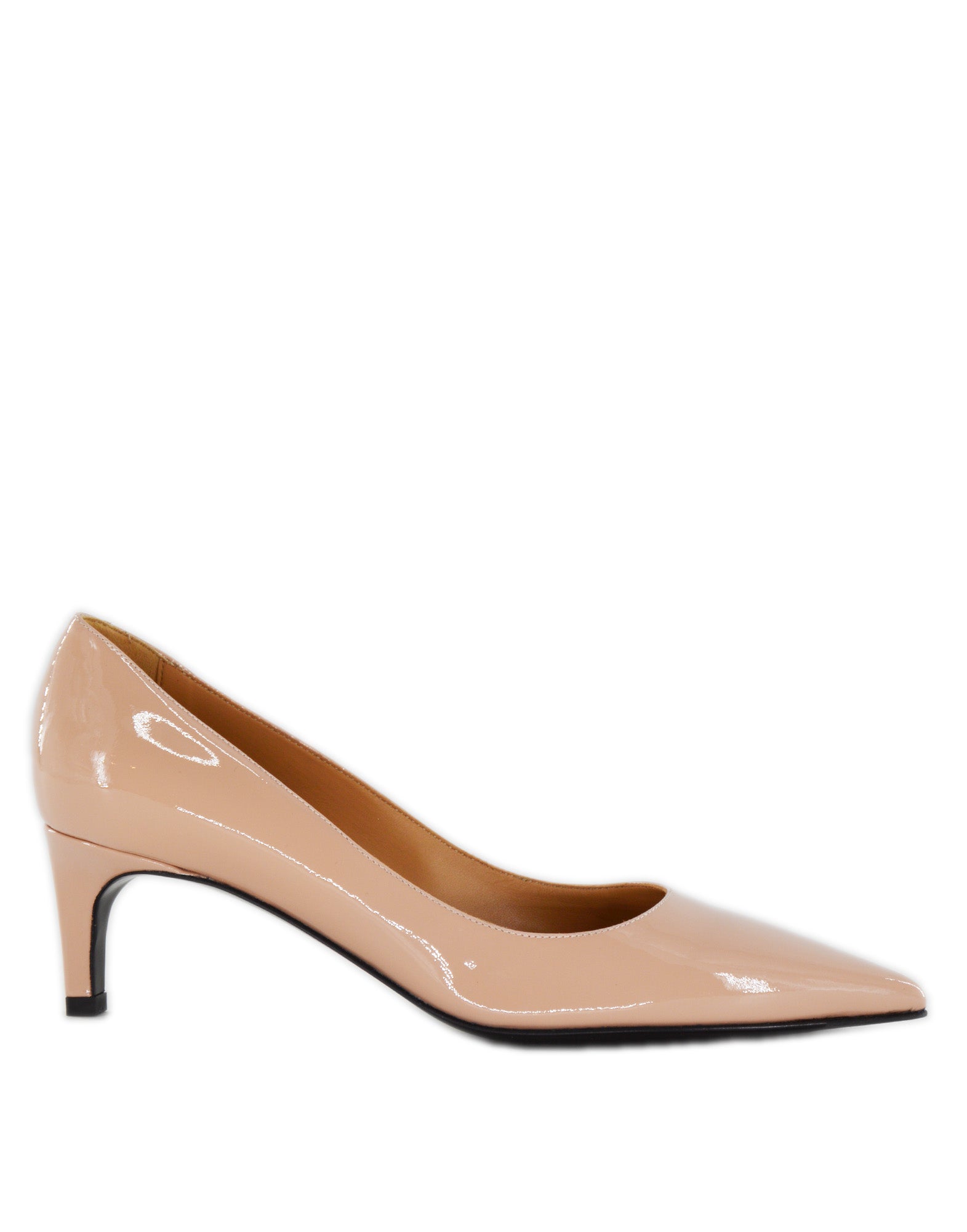 Décolleté in vernice a Punta Ball Pink