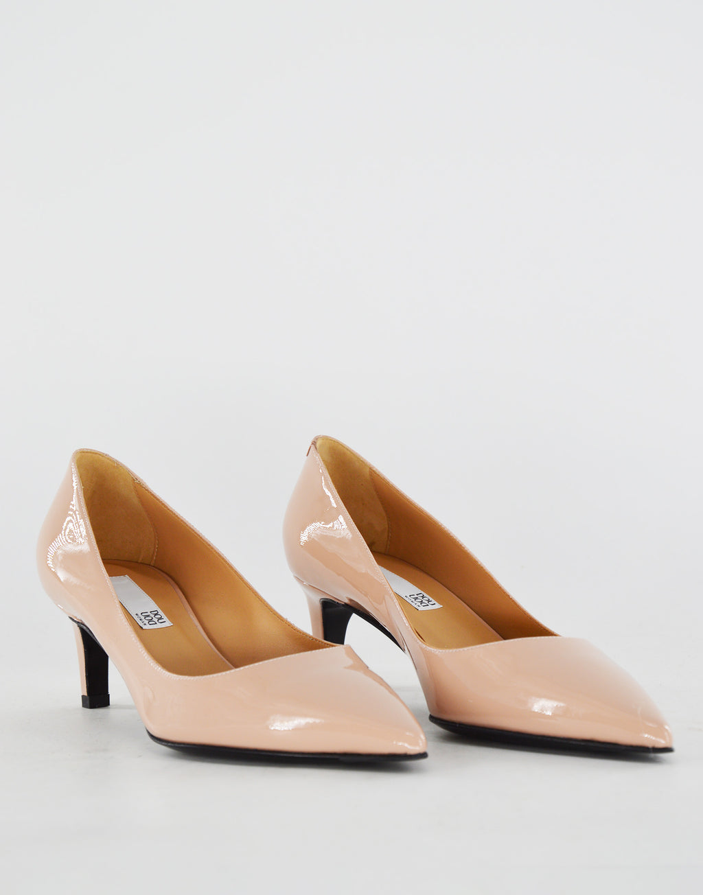 Décolleté in vernice a Punta Ball Pink