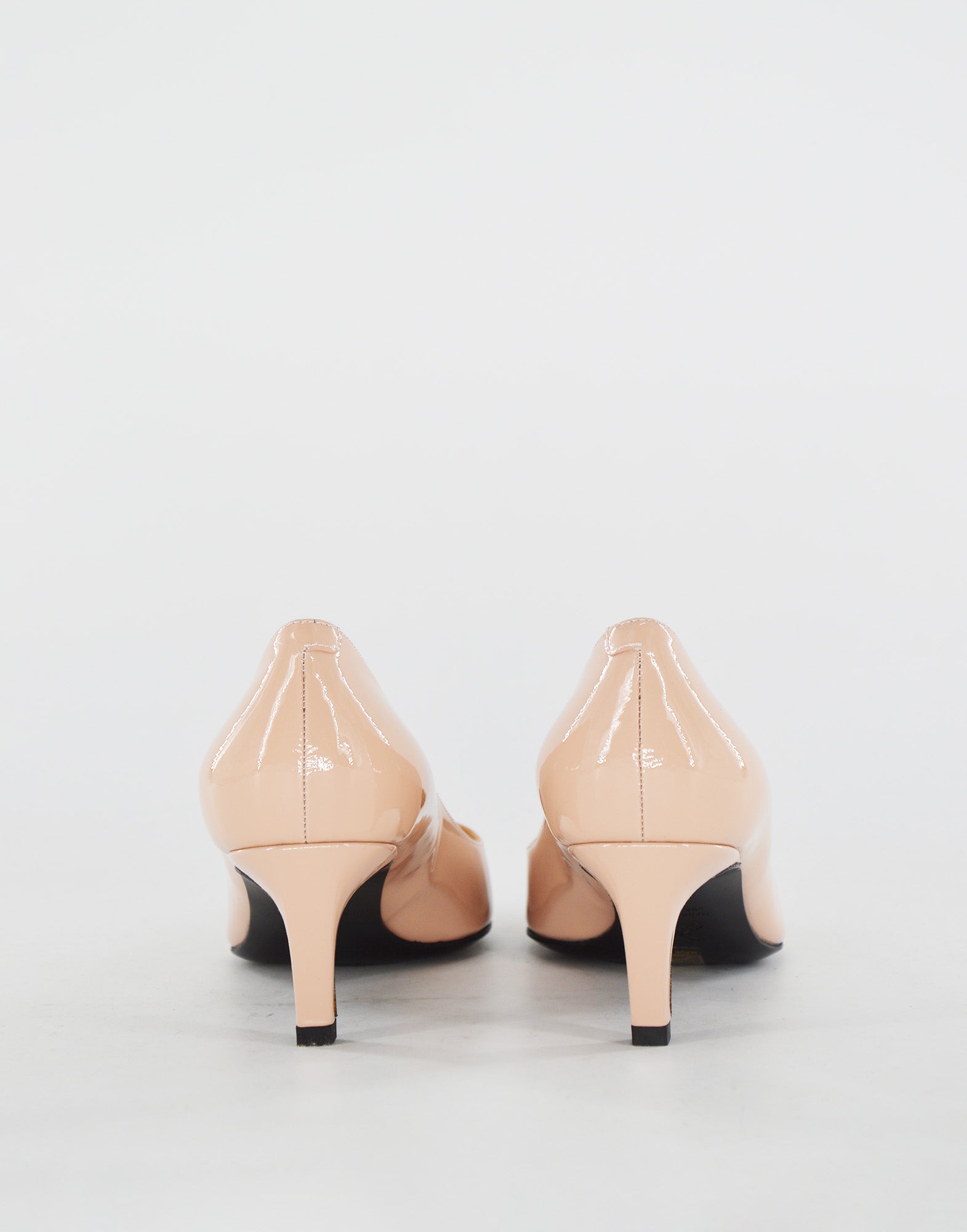 Décolleté in vernice a Punta Ball Pink