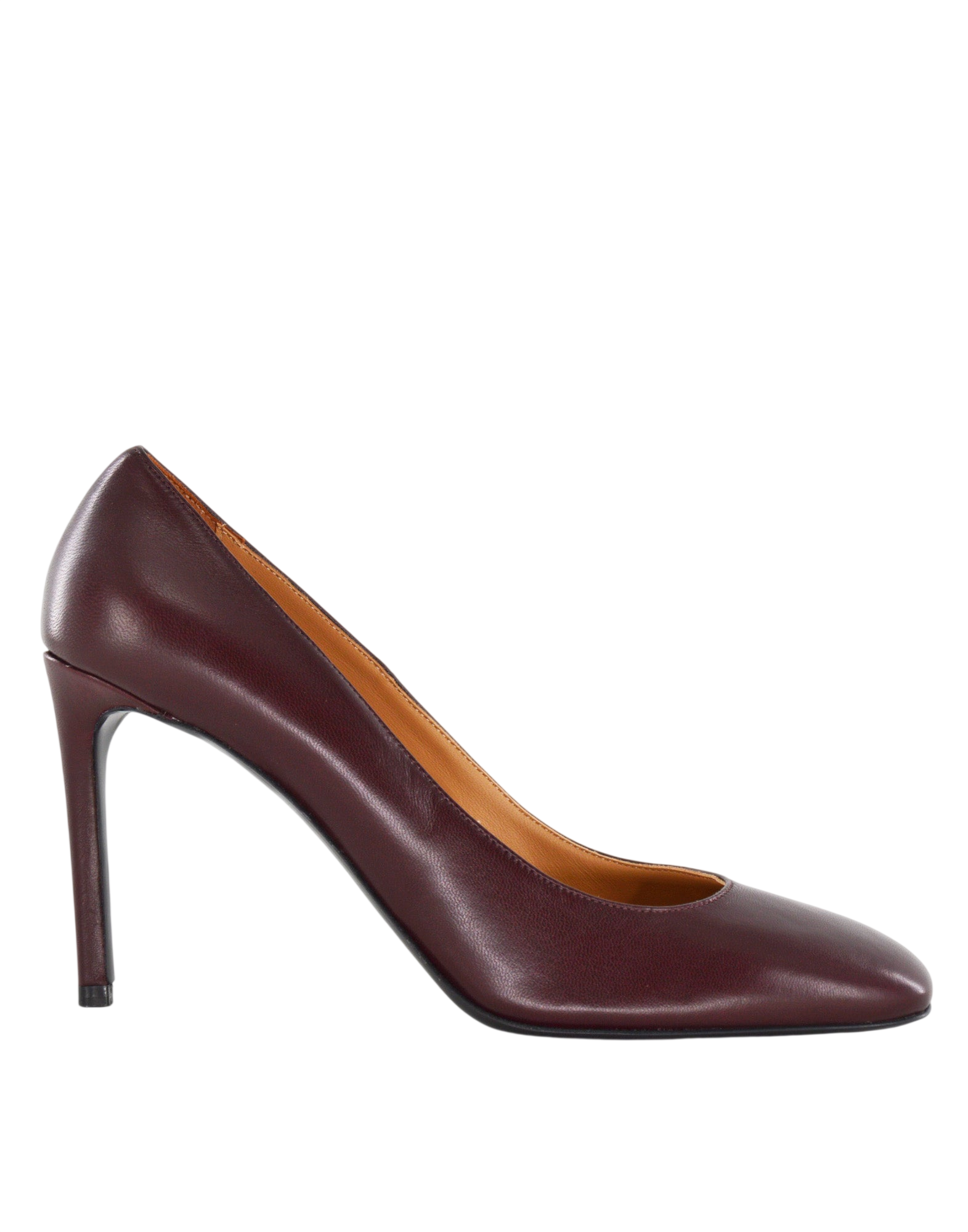 Décolleté in Nappa Bordeaux