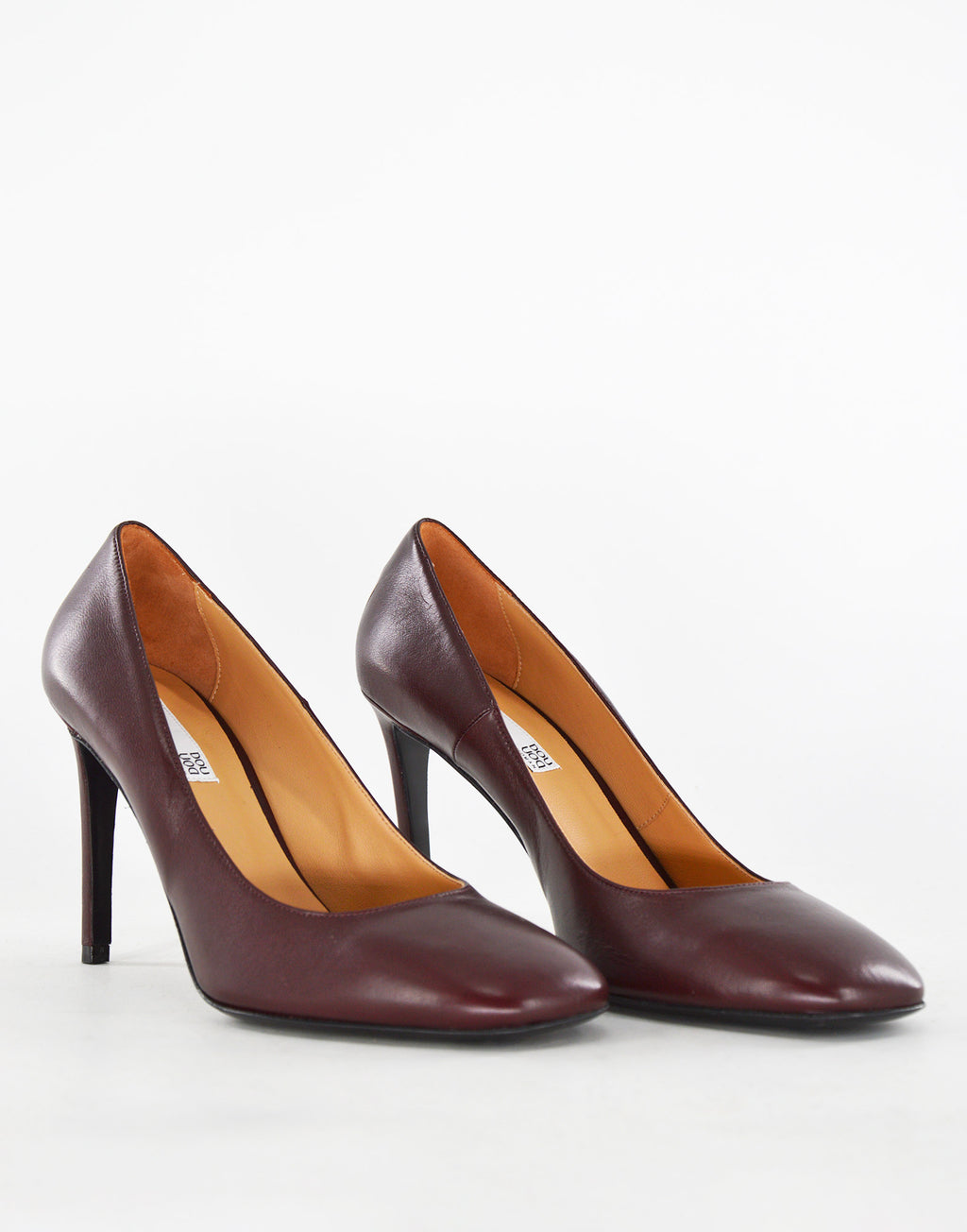 Décolleté in Nappa Bordeaux