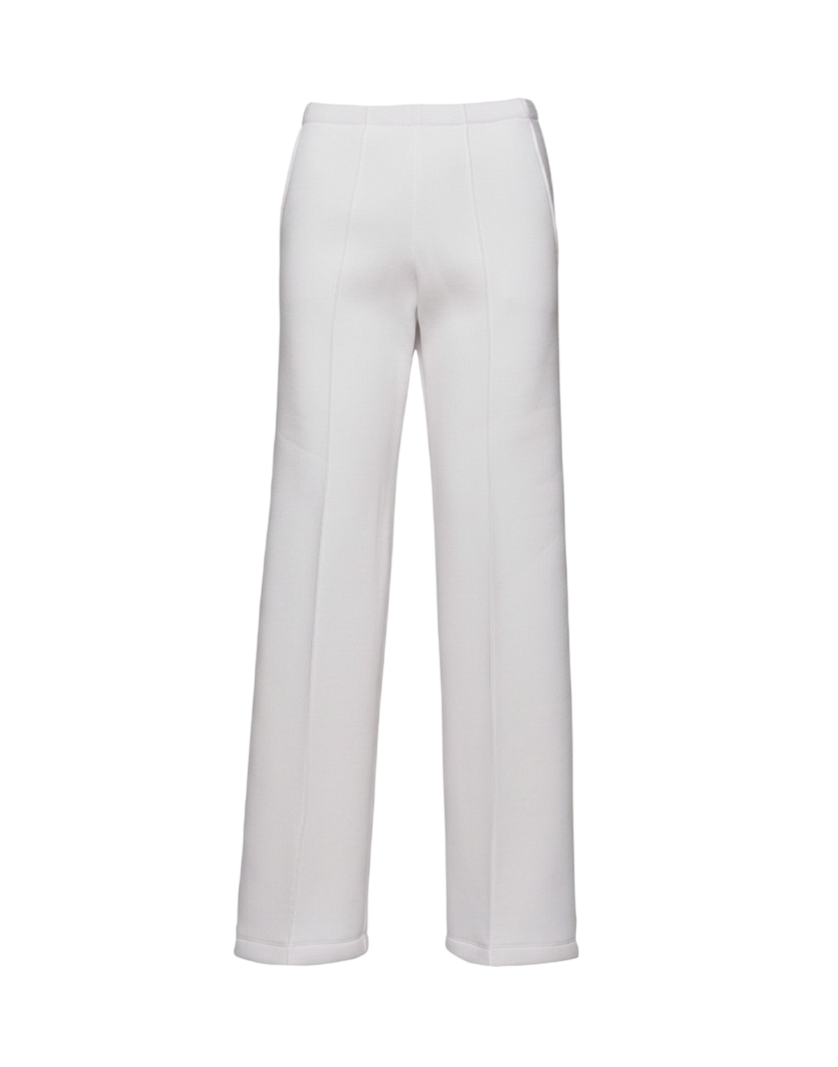 Pantalon large en molleton gris perle doux