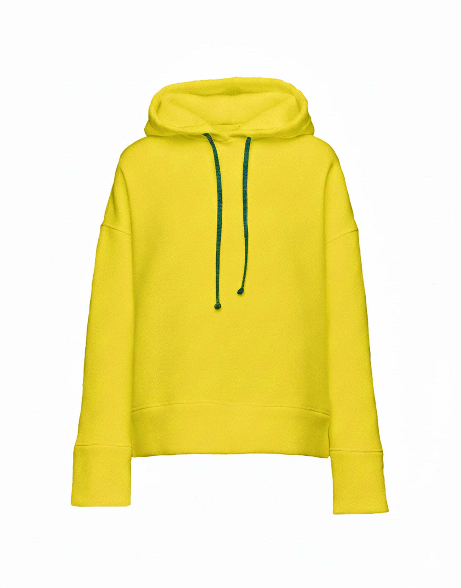 Felpa con Cappuccio in Cotone con Logo sulla Manica Acido