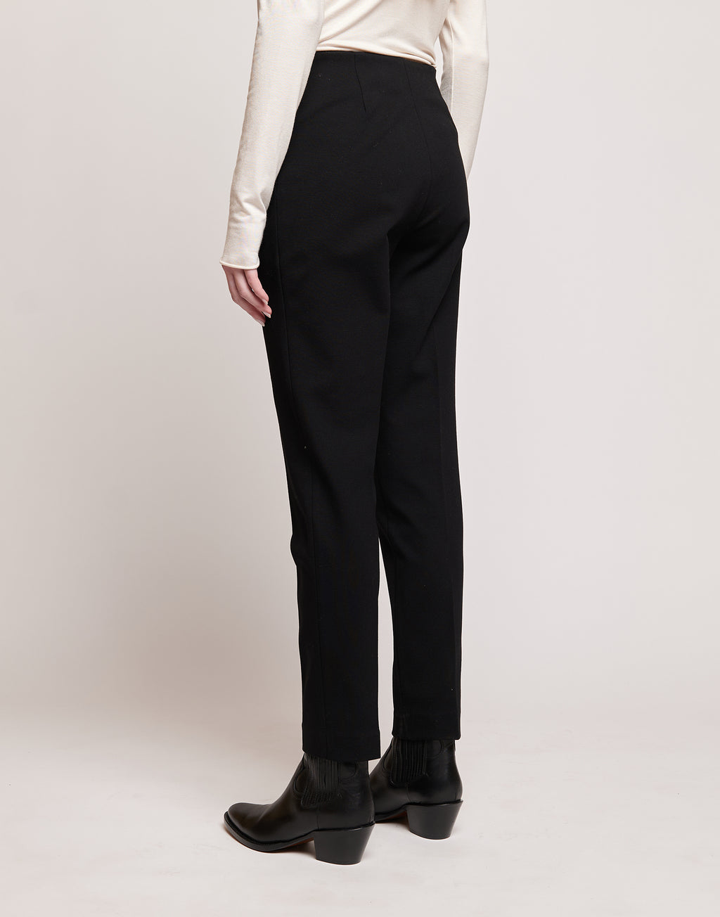 Pantaloni Leggings in Punto Milano Neri