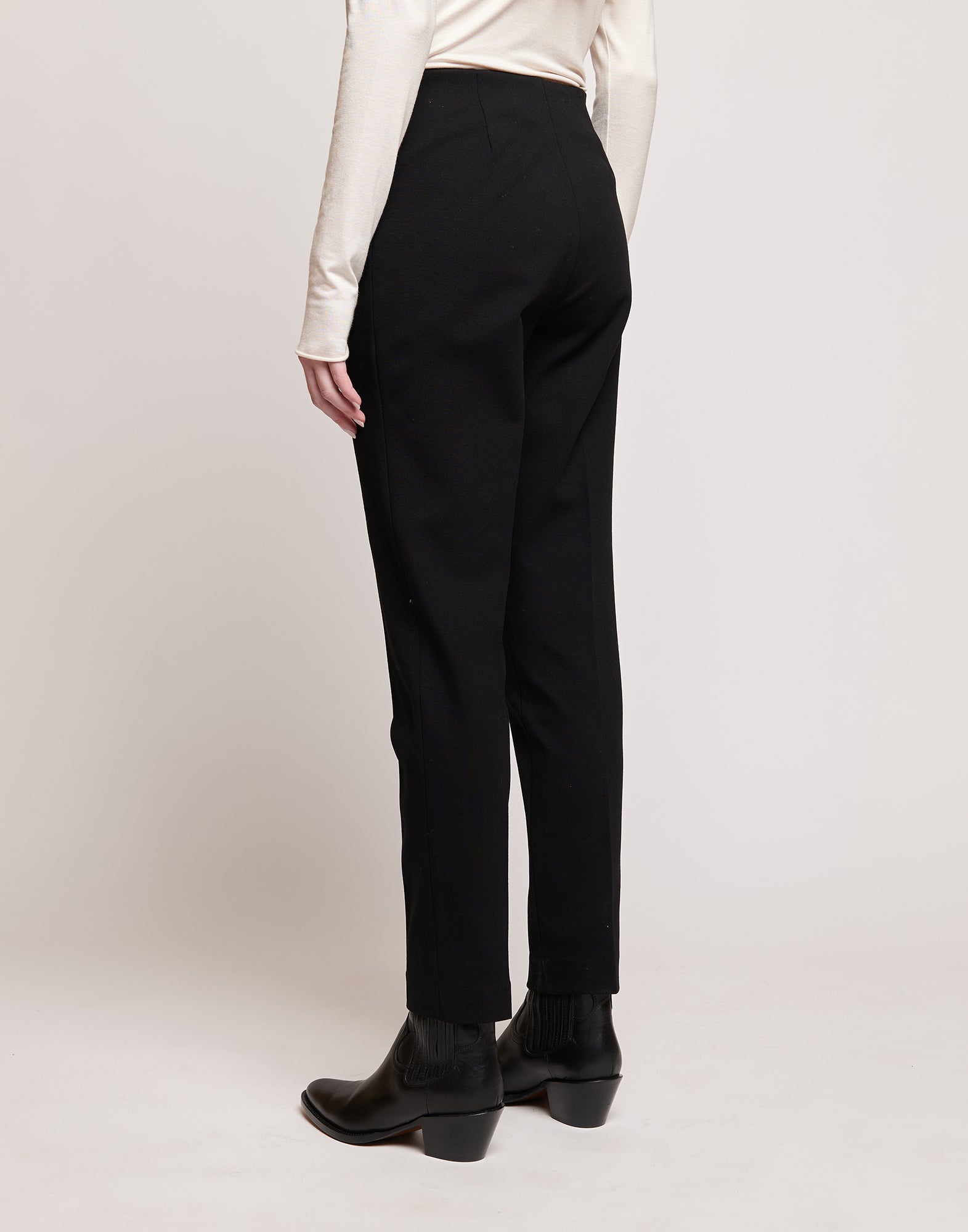 Pantaloni Leggings in Punto Milano Neri