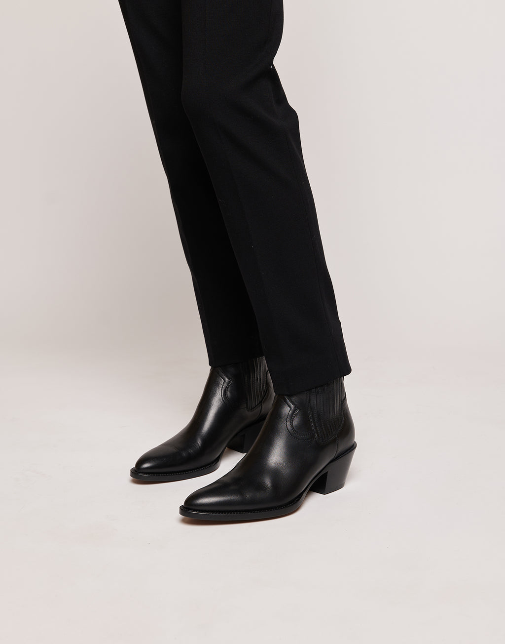 Pantaloni Leggings in Punto Milano Neri