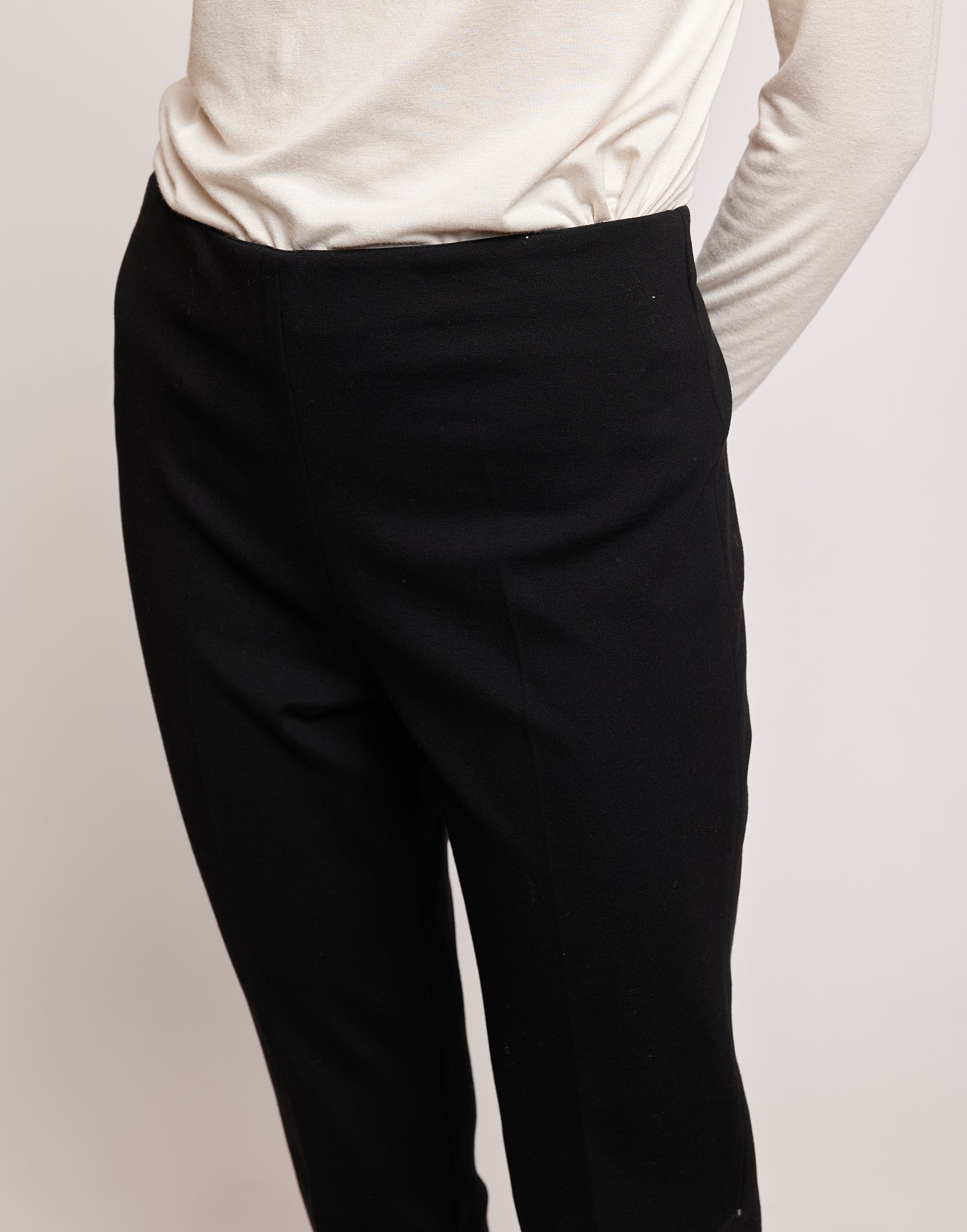 Pantaloni Leggings in Punto Milano Neri