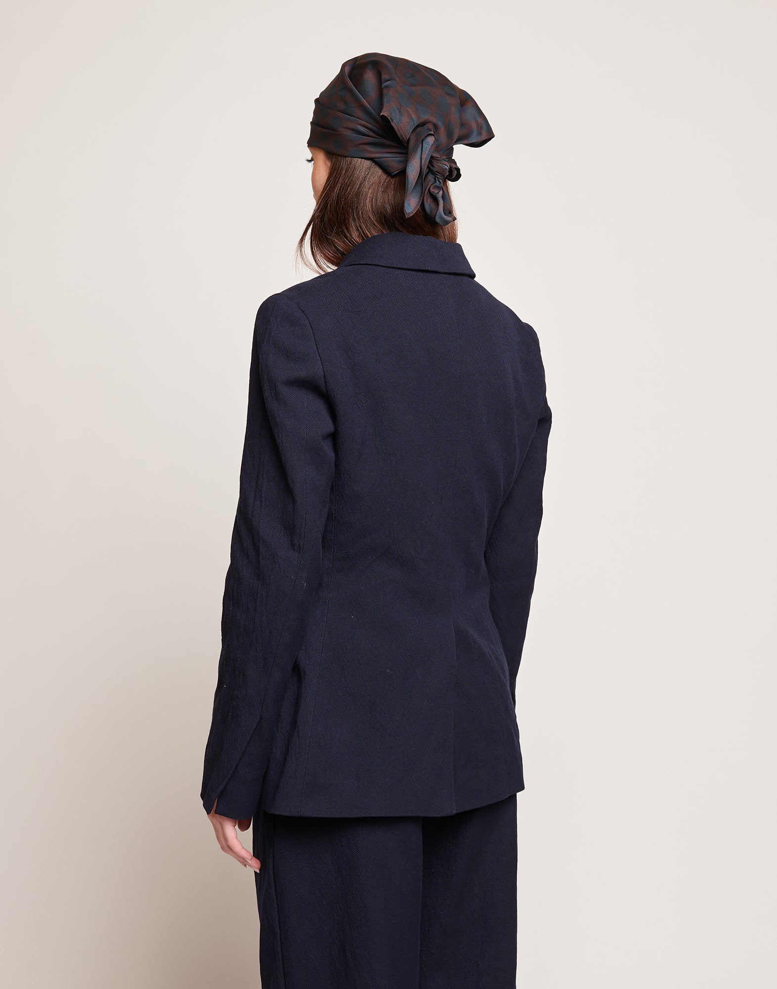 Blazer Monopetto in Tricotina Crincle Washed