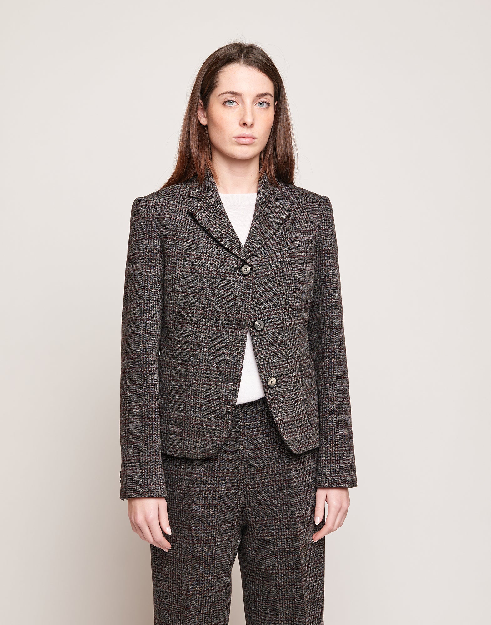 Giacca in Galles Jacquard