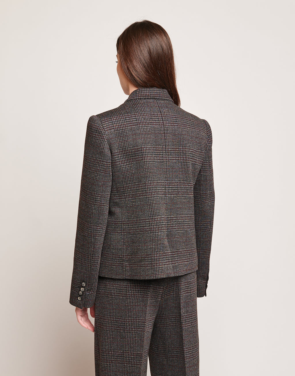 Giacca in Galles Jacquard