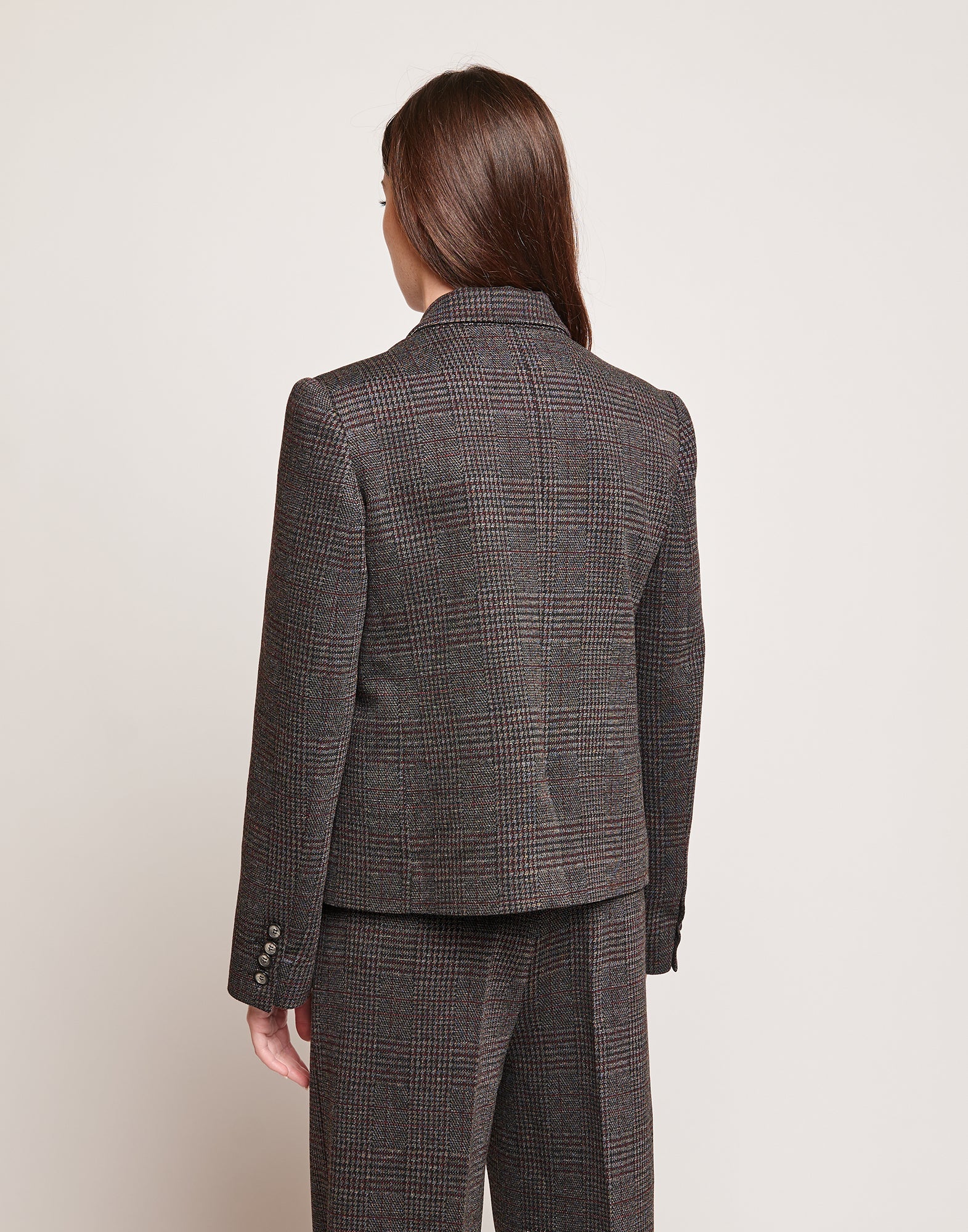 Giacca in Galles Jacquard