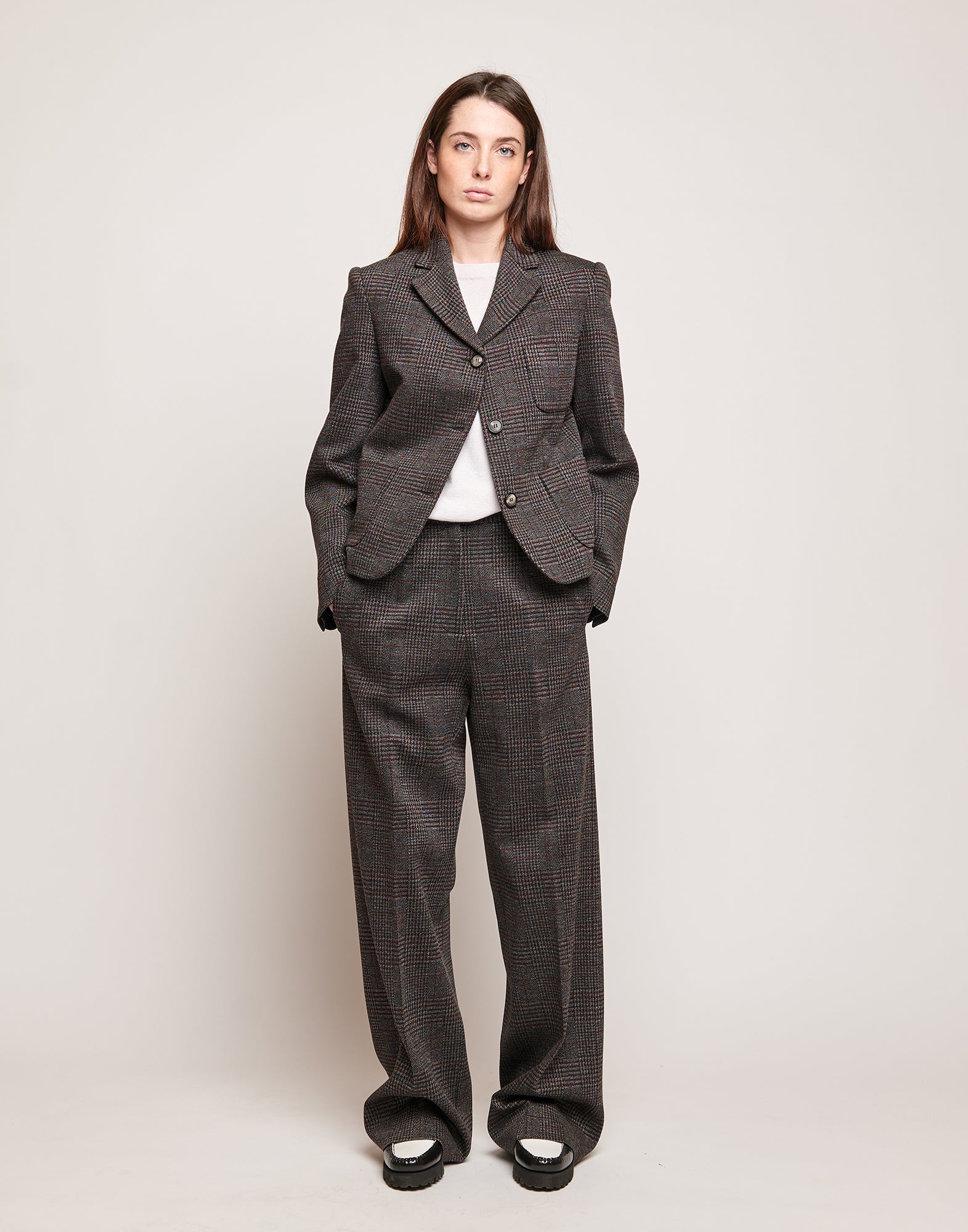 Giacca in Galles Jacquard