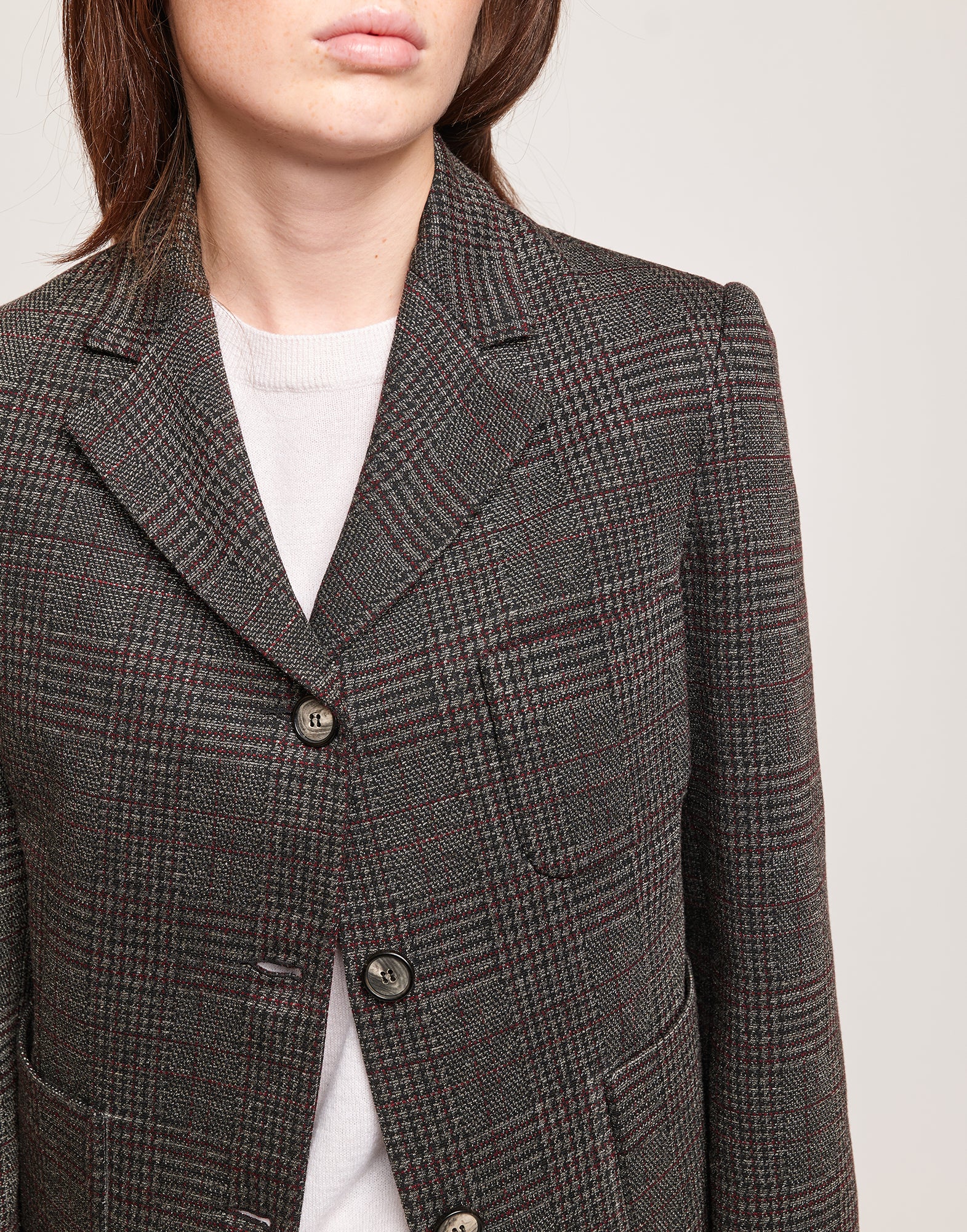 Giacca in Galles Jacquard
