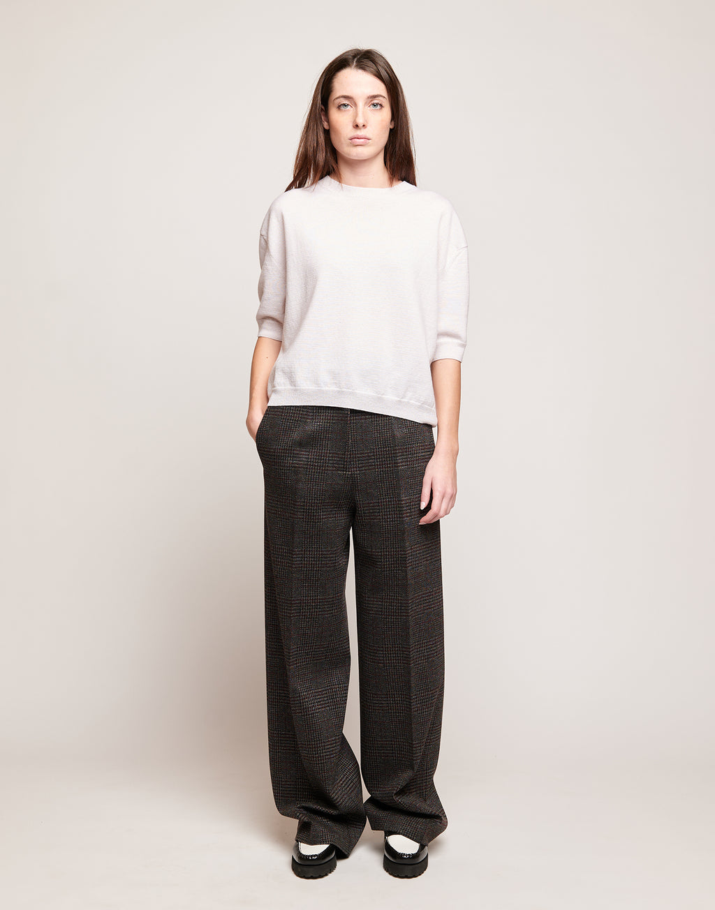 Pantaloni Maschili in Galles Jacquard