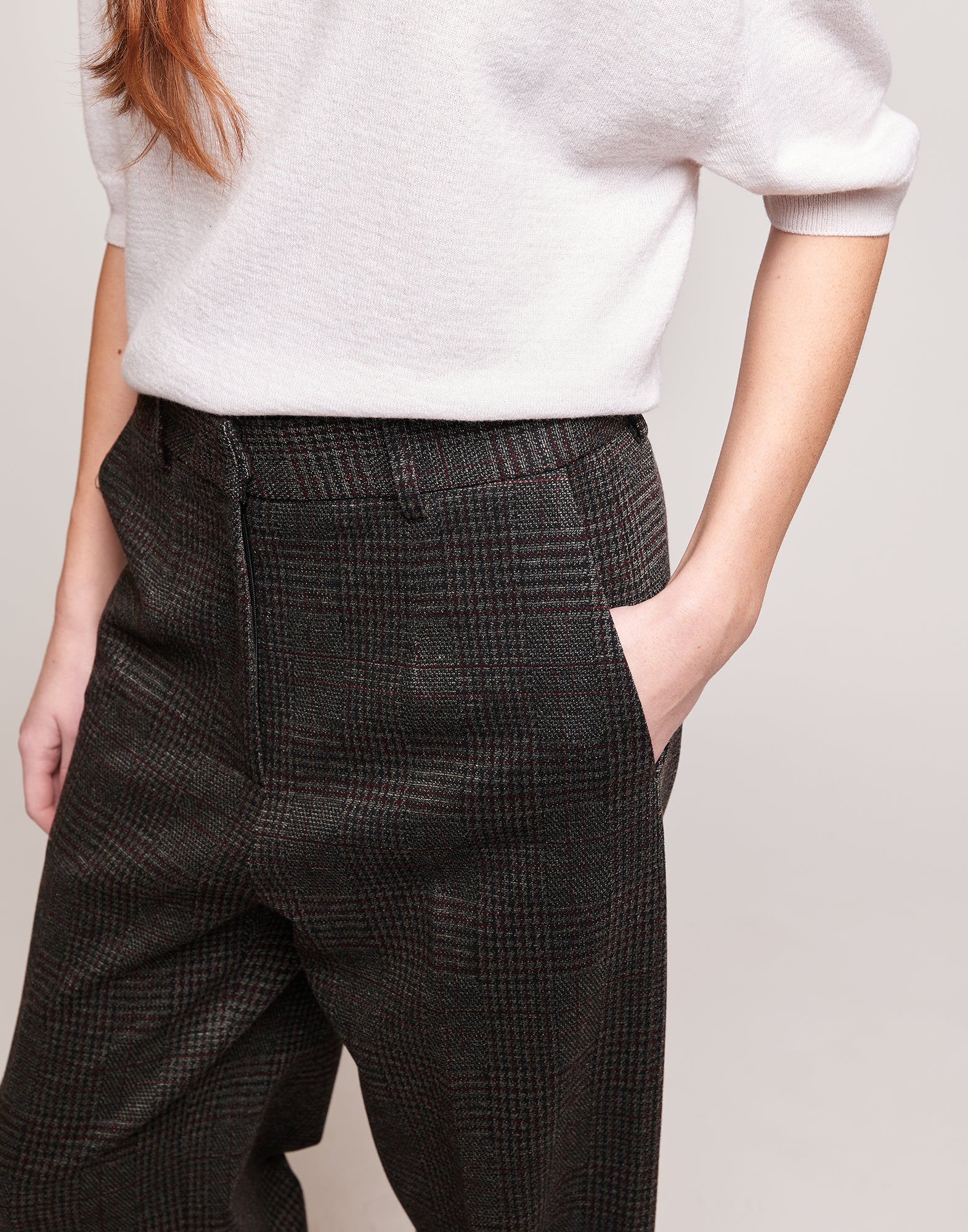 Pantaloni Maschili in Galles Jacquard