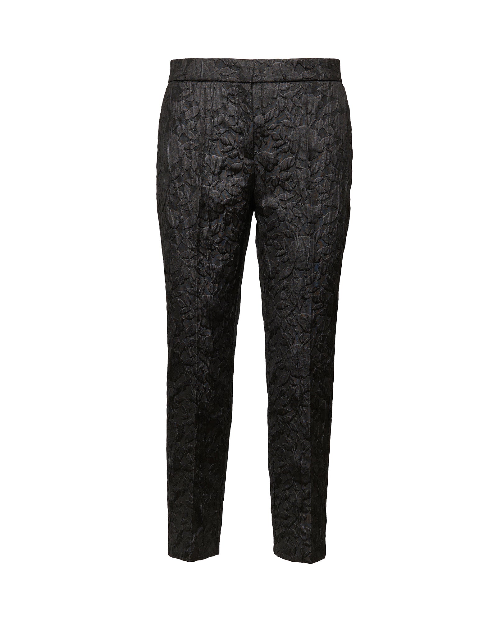 Pantaloni in Matelassé Floreale Cinzato