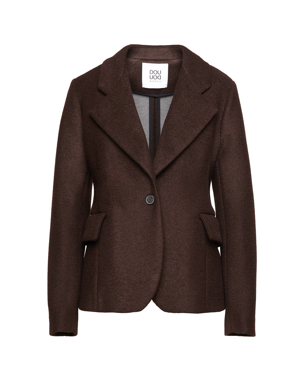 Giacca Monopetto in Neoprene Warm Jersey Ciocco