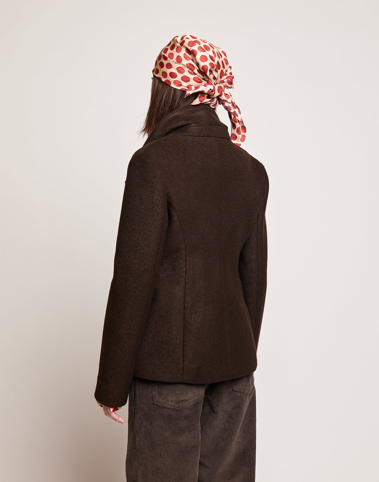Giacca Monopetto in Neoprene Warm Jersey Ciocco