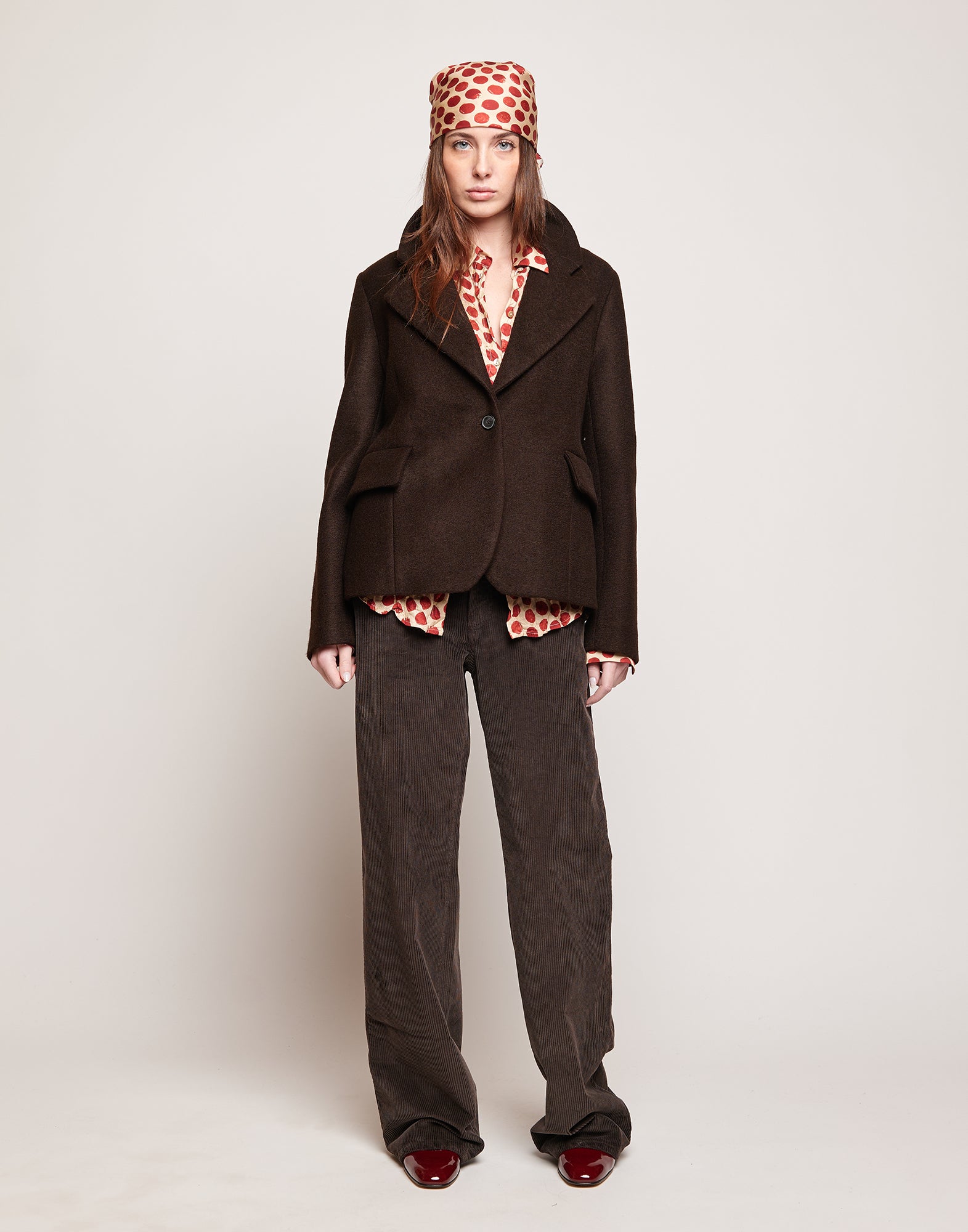 Giacca Monopetto in Neoprene Warm Jersey Ciocco