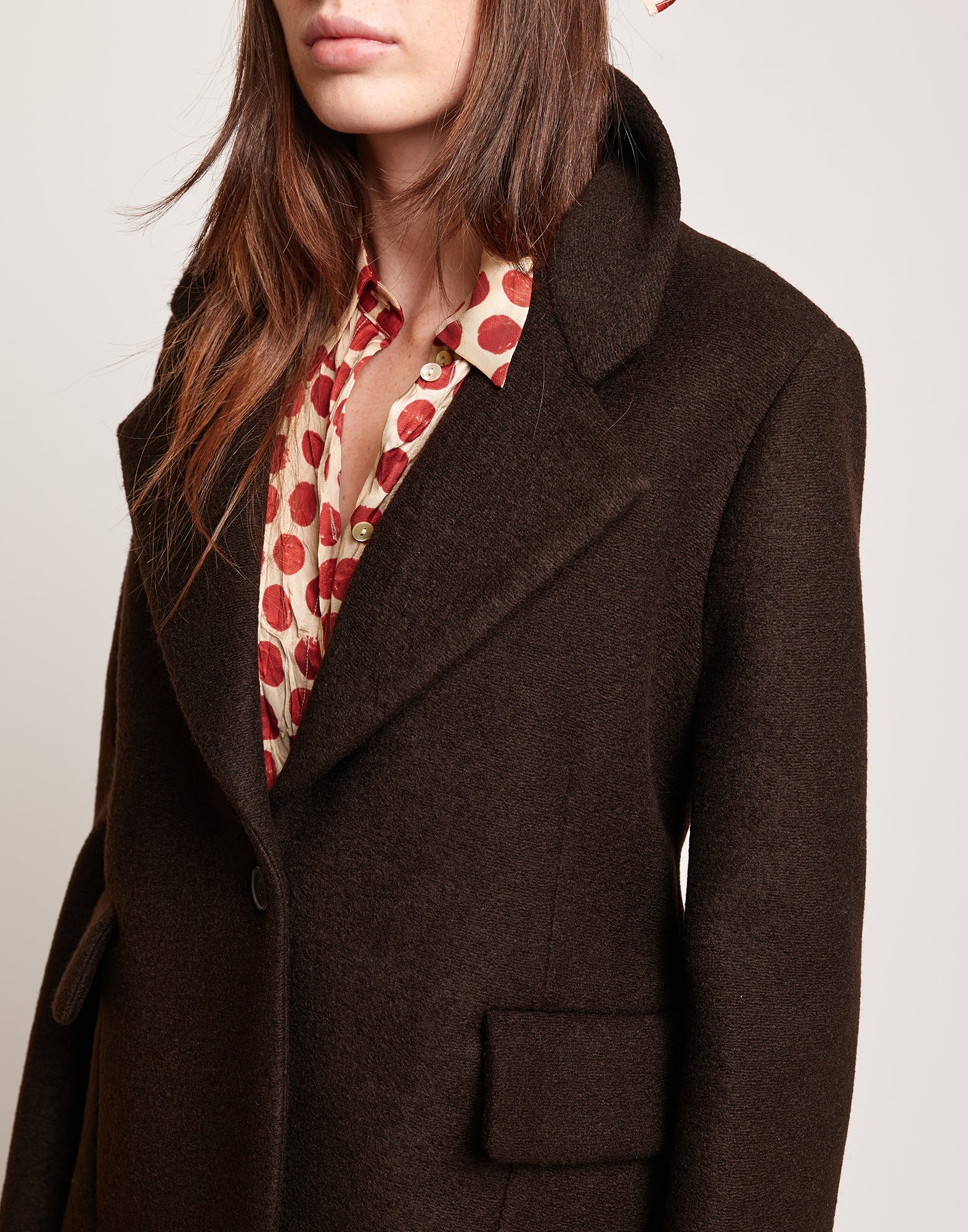 Giacca Monopetto in Neoprene Warm Jersey Ciocco