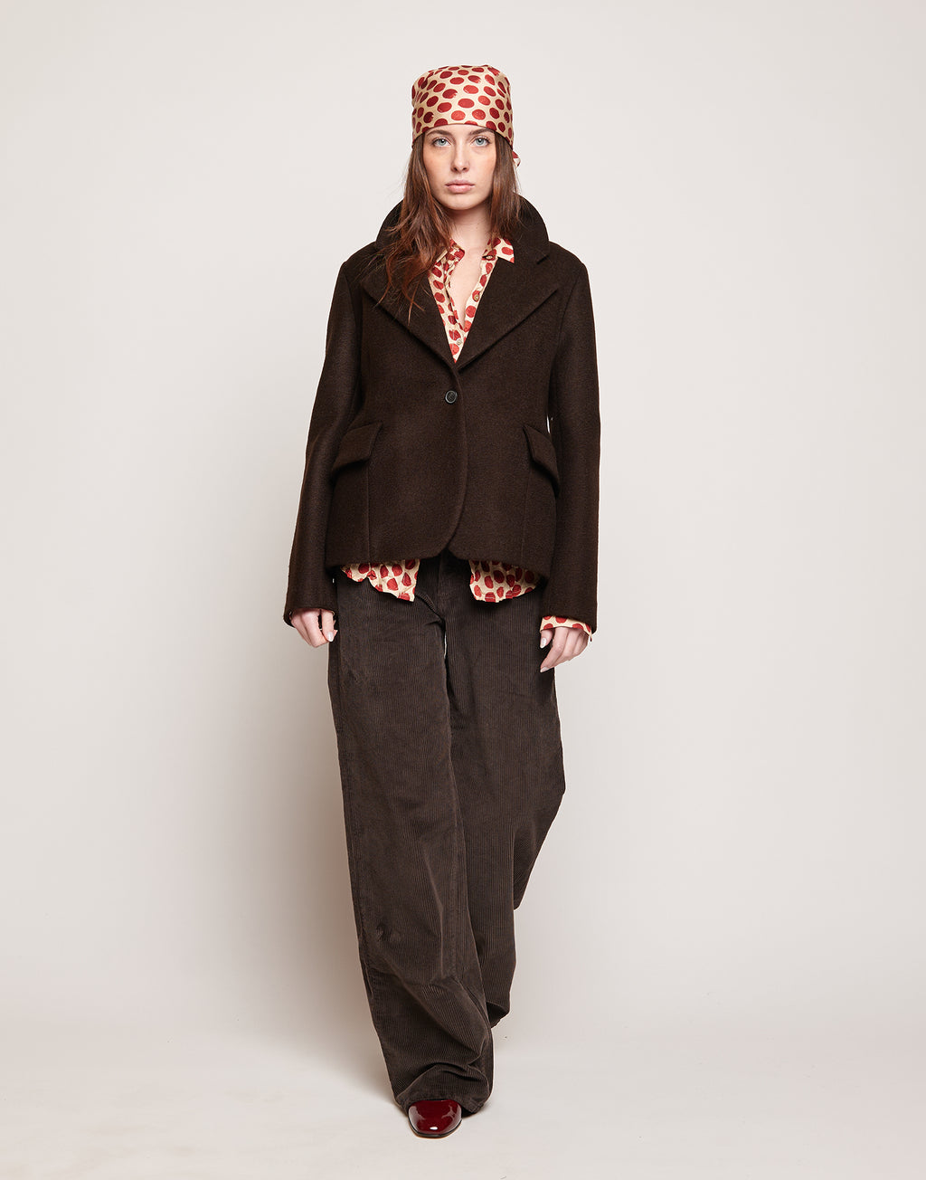 Giacca Monopetto in Neoprene Warm Jersey Ciocco