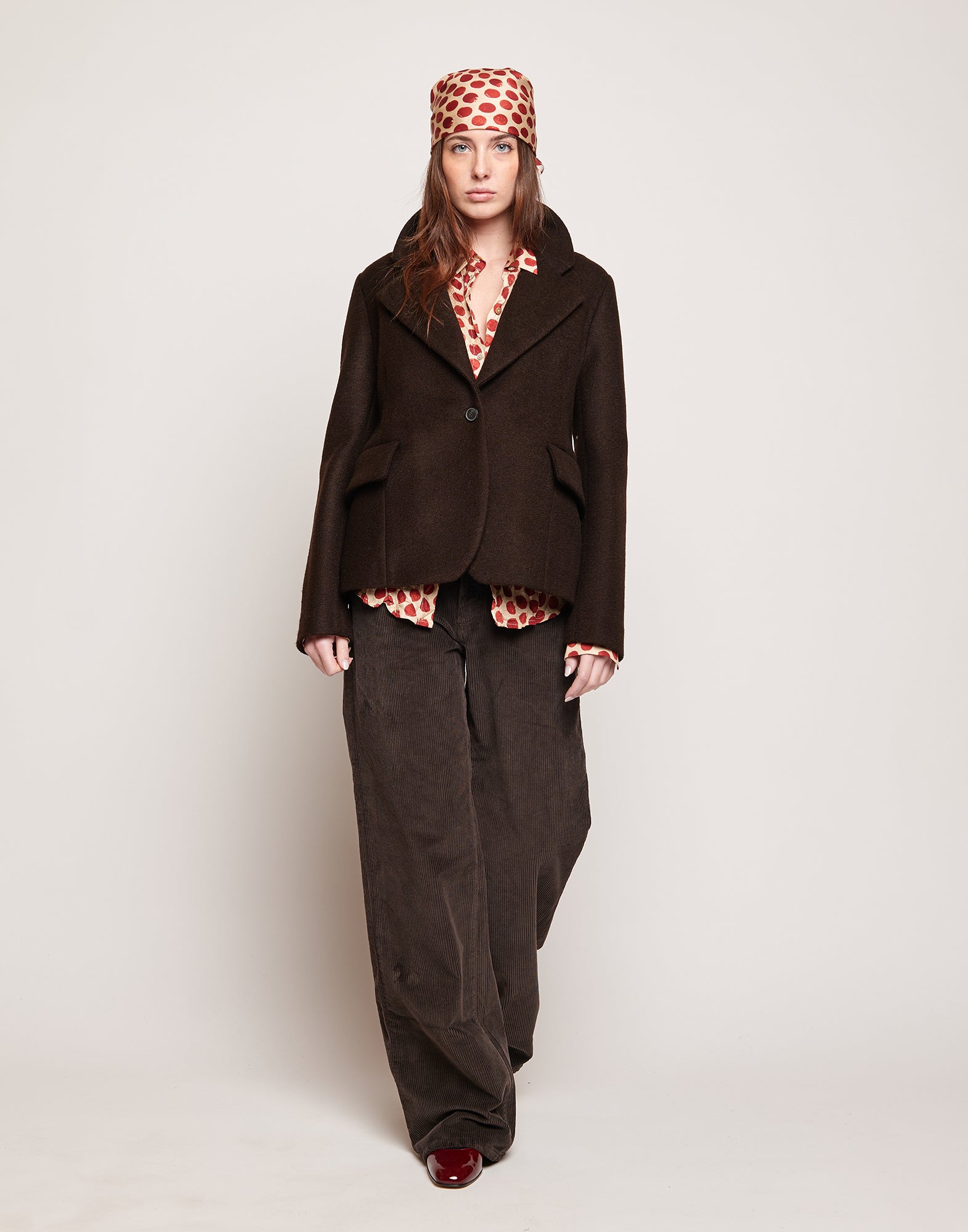 Giacca Monopetto in Neoprene Warm Jersey Ciocco