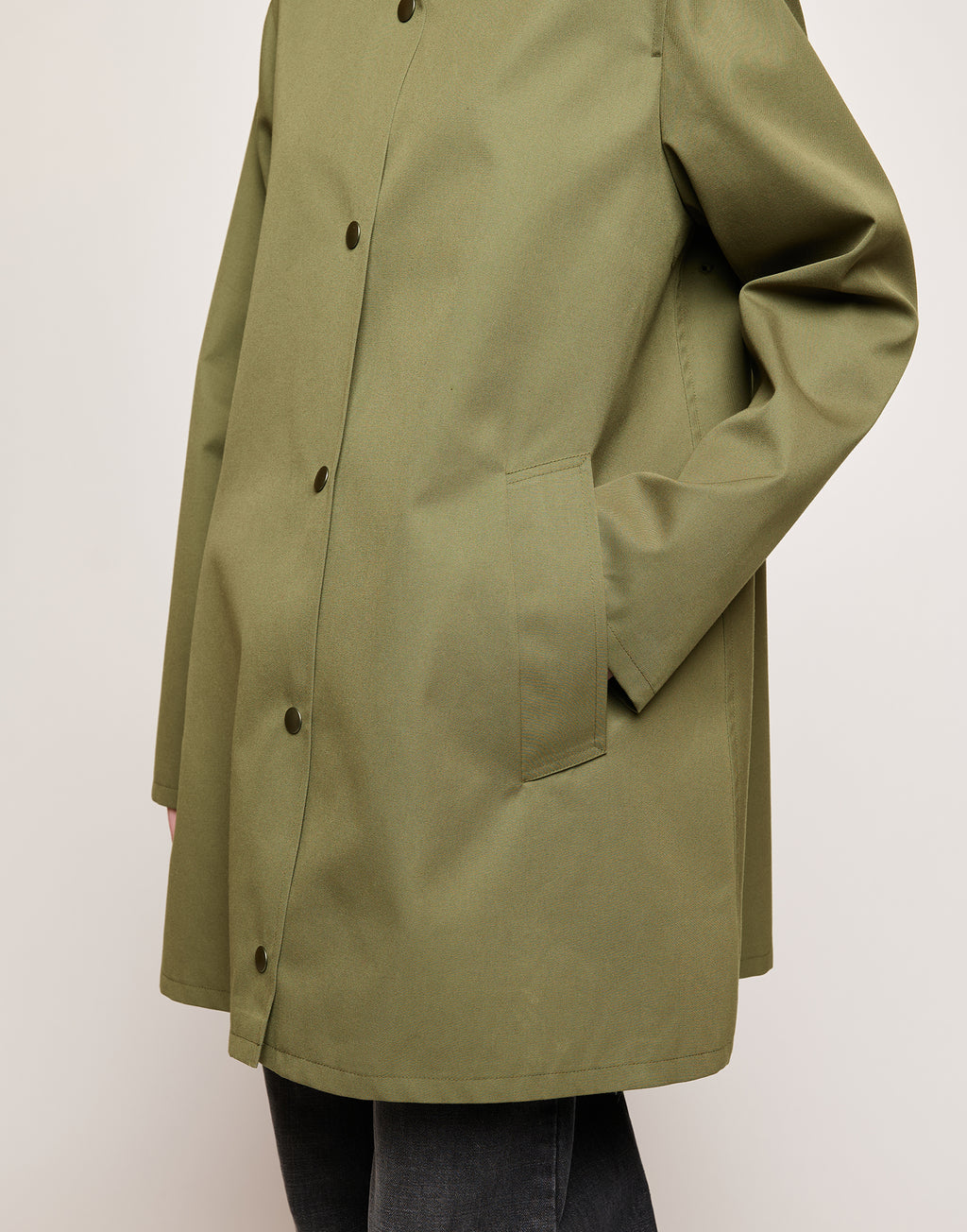 Impermeabile in Tecno Coat Water Repellent Militare