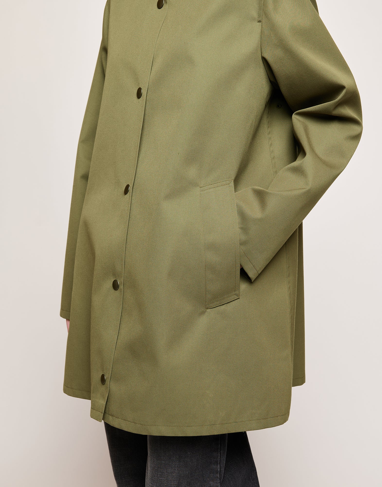 Impermeabile in Tecno Coat Water Repellent Militare