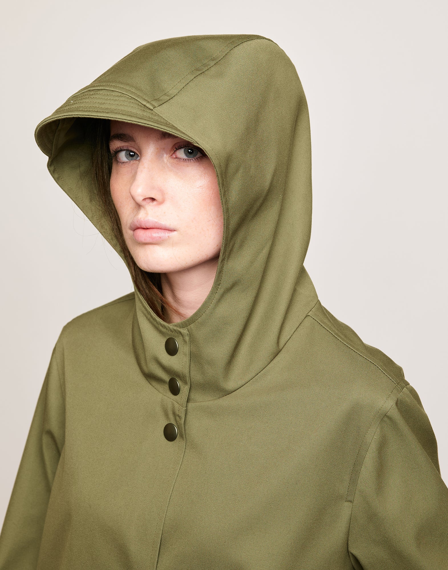 Impermeabile in Tecno Coat Water Repellent Militare