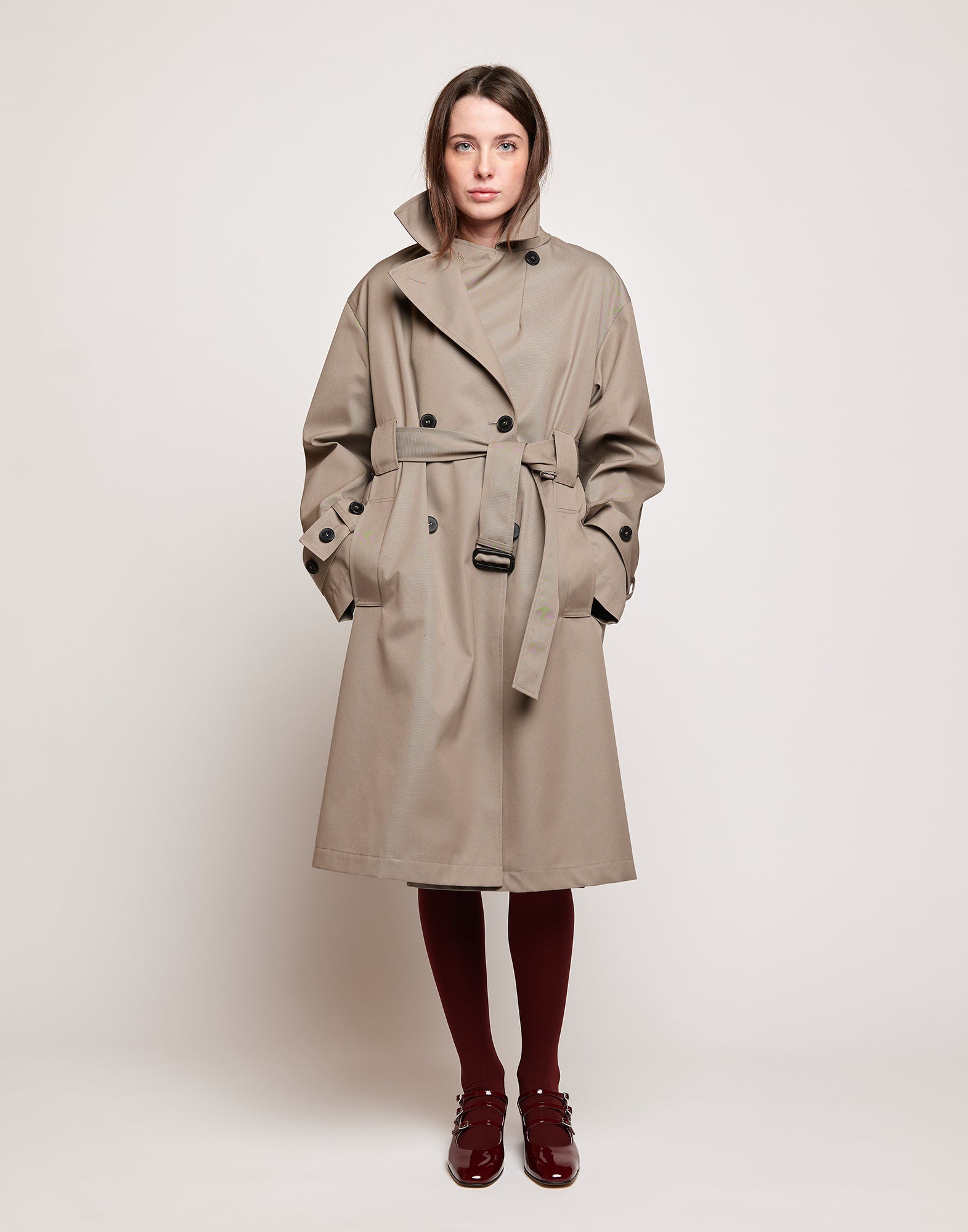 Trench Maschile in Tecno Coat Water Repellent
