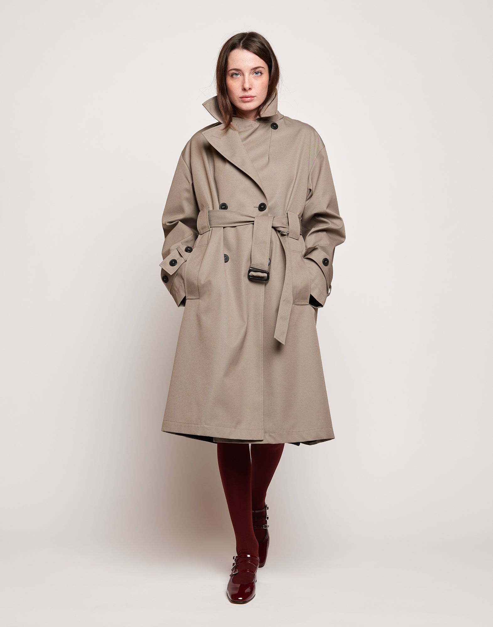Trench Maschile in Tecno Coat Water Repellent