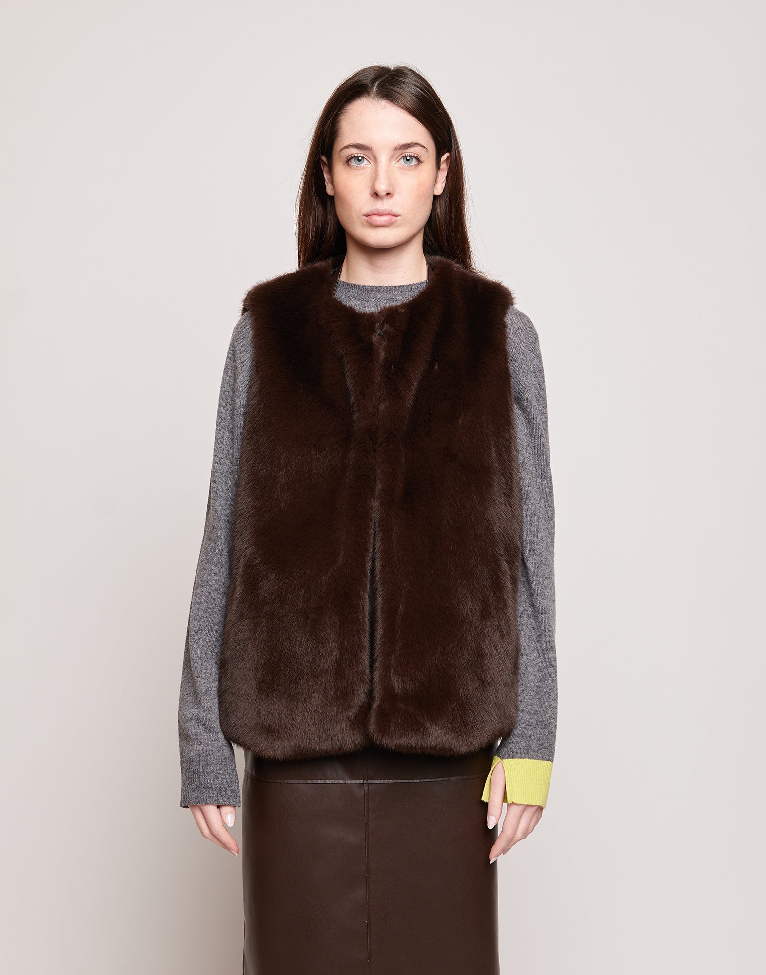 Gilet in Ecopelliccia Ciocco